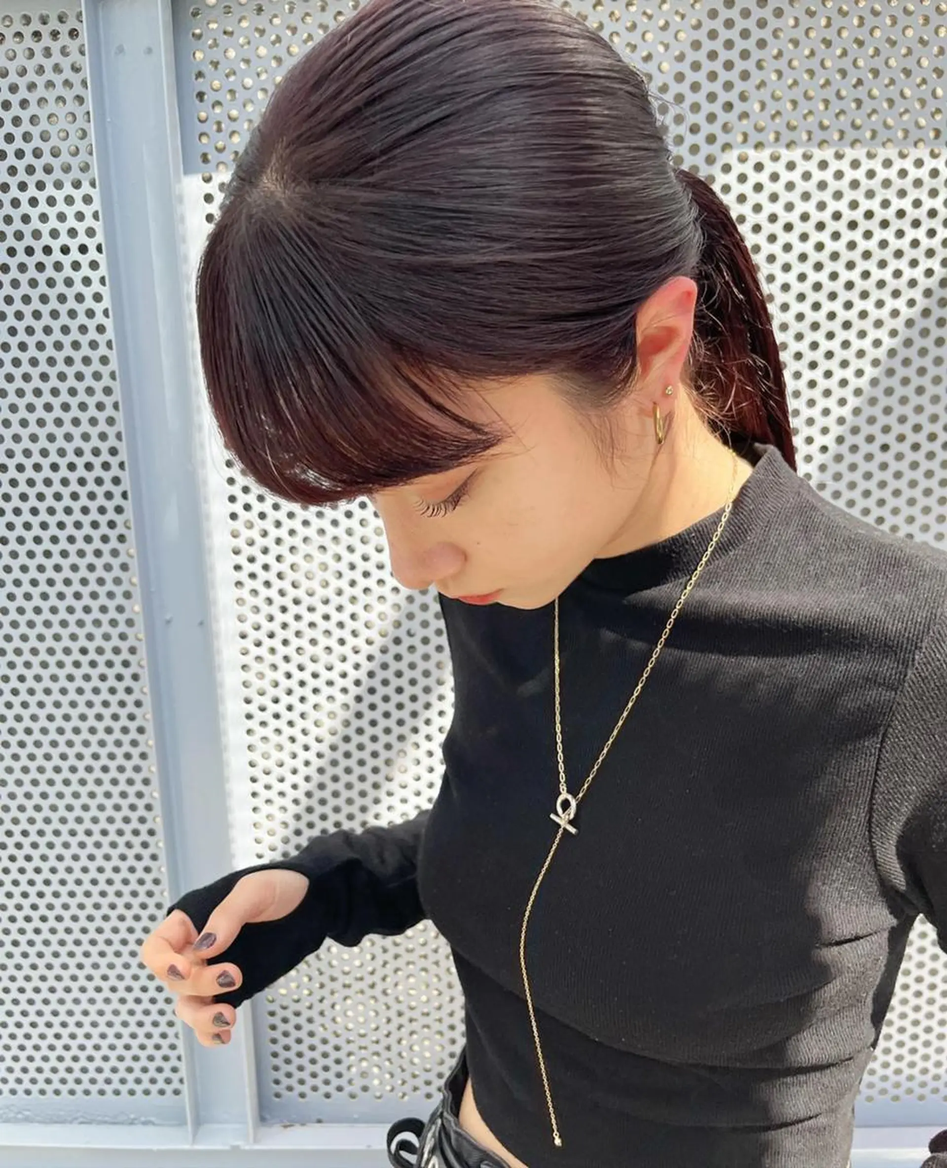 ミディアム カラー ヘアアレンジ デザインカラー インナーカラー くせ毛 髪質改善 韓国風ヘア 韓国/髪質改善💘 櫻井かれんのヘアスタイル