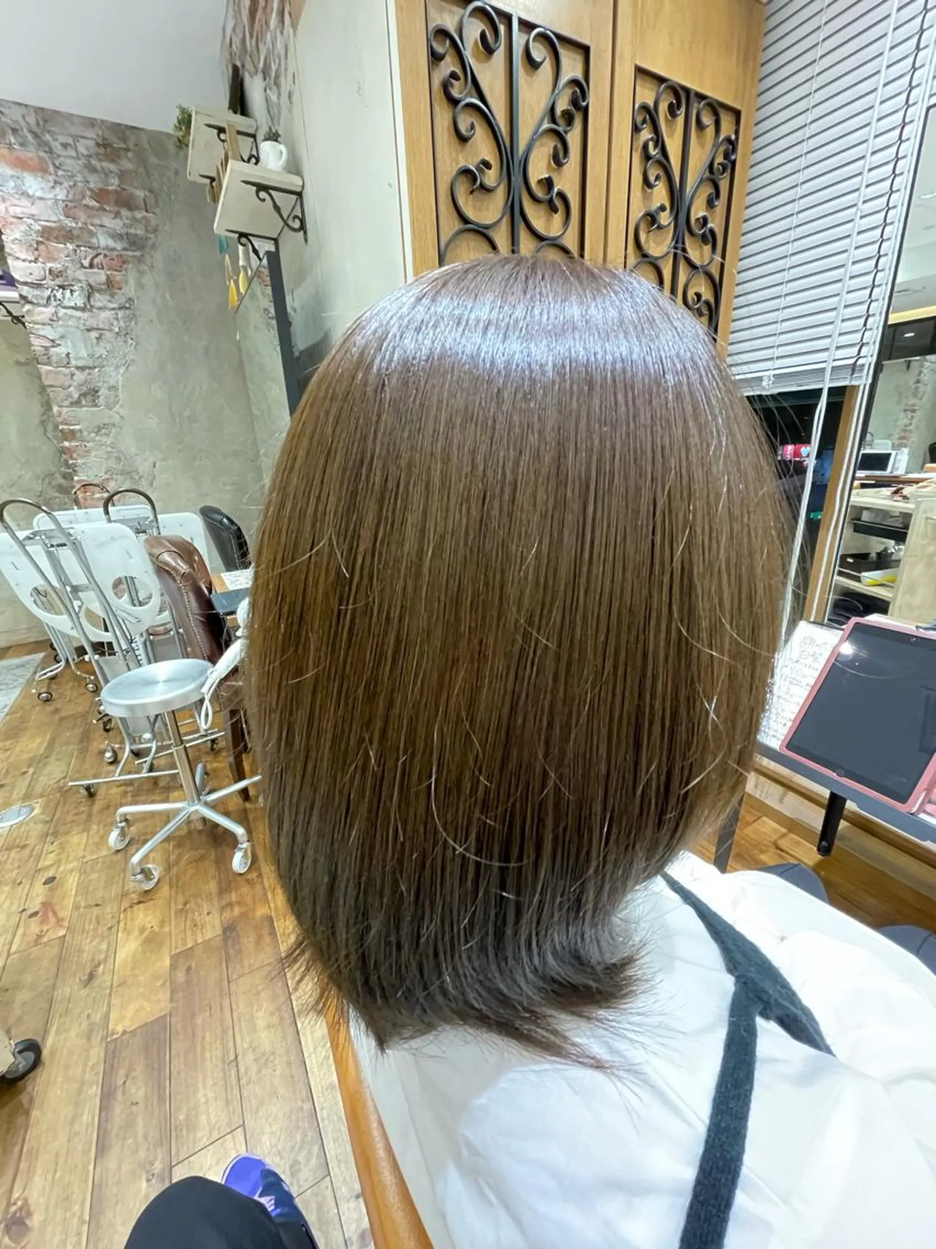 ミディアム レイヤー/艶カラー 韓国/石戸谷海斗のヘアスタイル