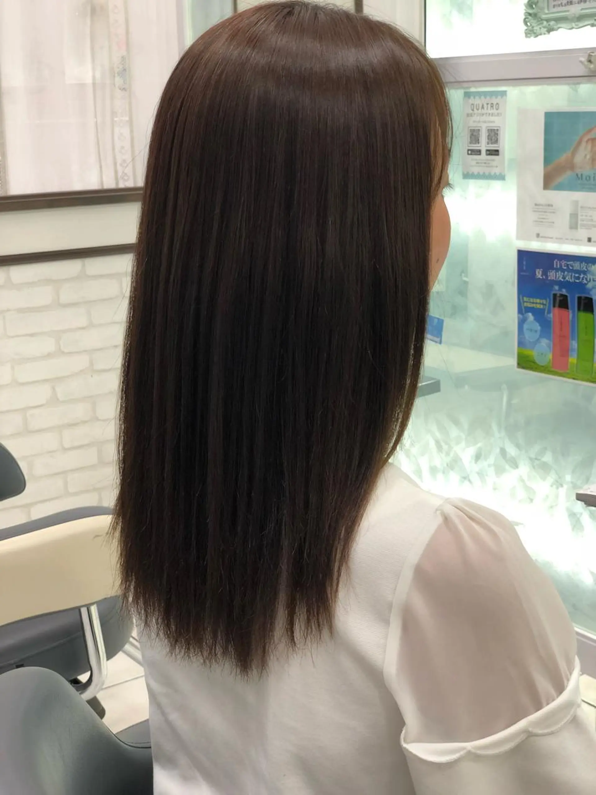 セミロング パーマ カット 縮毛矯正 トリートメント 渡邉 ケイジのヘアスタイル