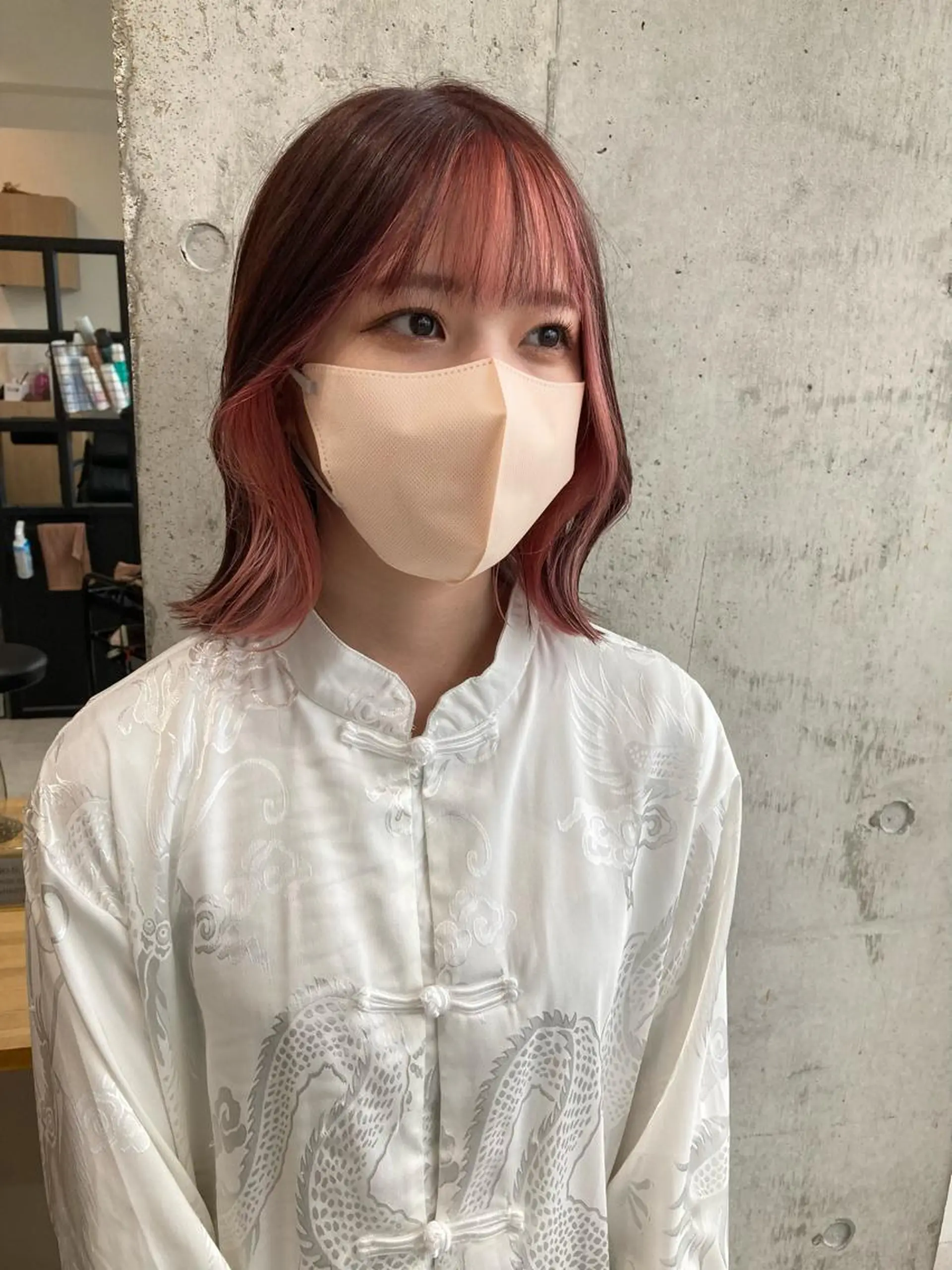 ショート カット ヘアカラー トリートメント ✨色持ちの良い艶 カラー✨蟹江真世のヘアスタイル