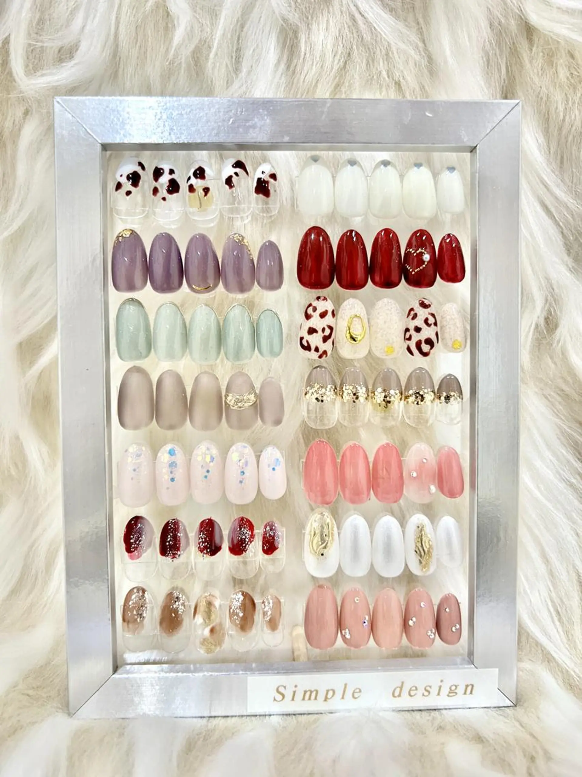 ネイル アニマル柄 アートネイル 長さ出し フレンチネイル ジェルネイル ハンドネイル Nail&eye Belire 新宿のネイルデザイン