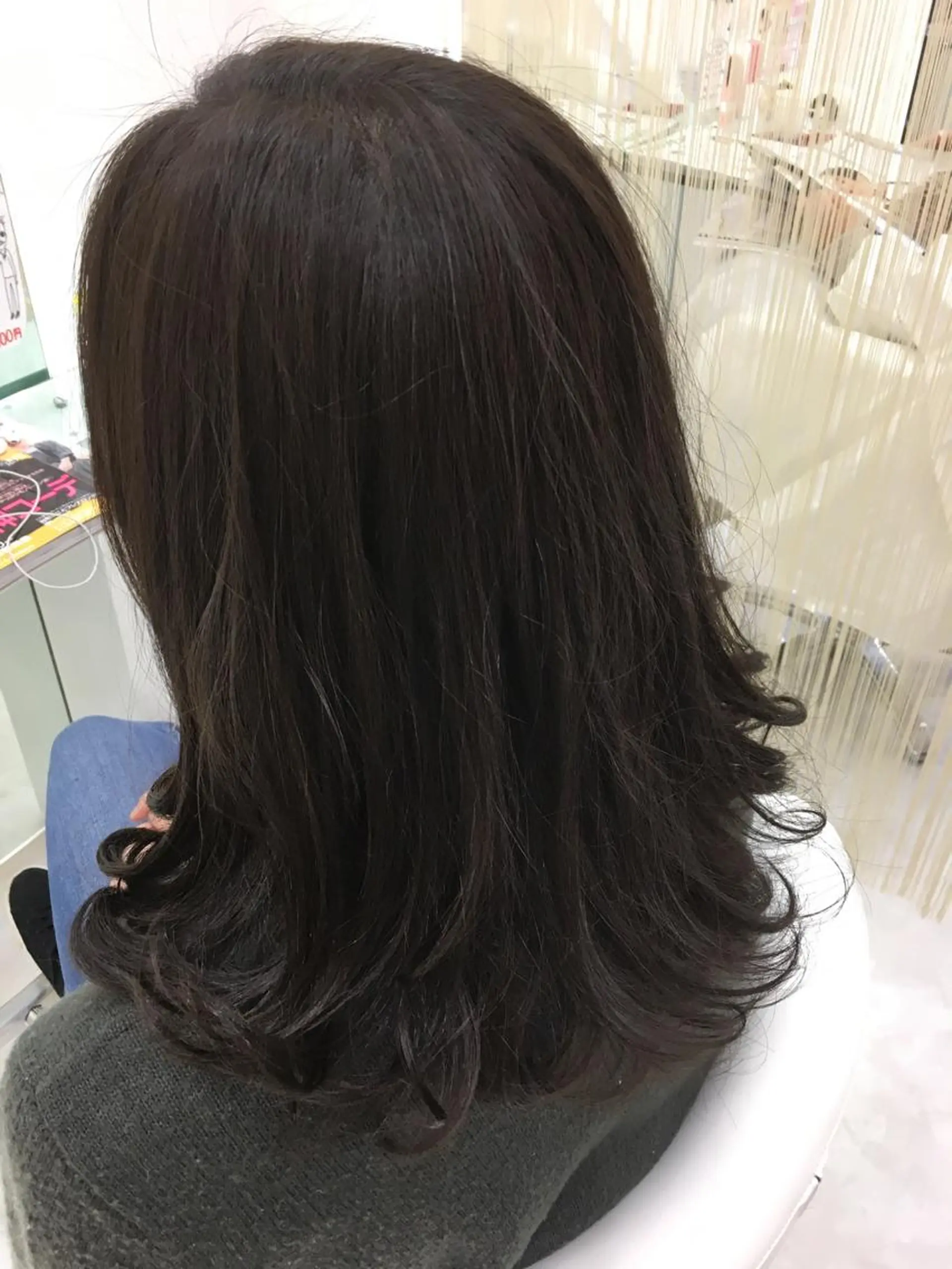 セミロング カラー 佐藤 祥太のヘアスタイル