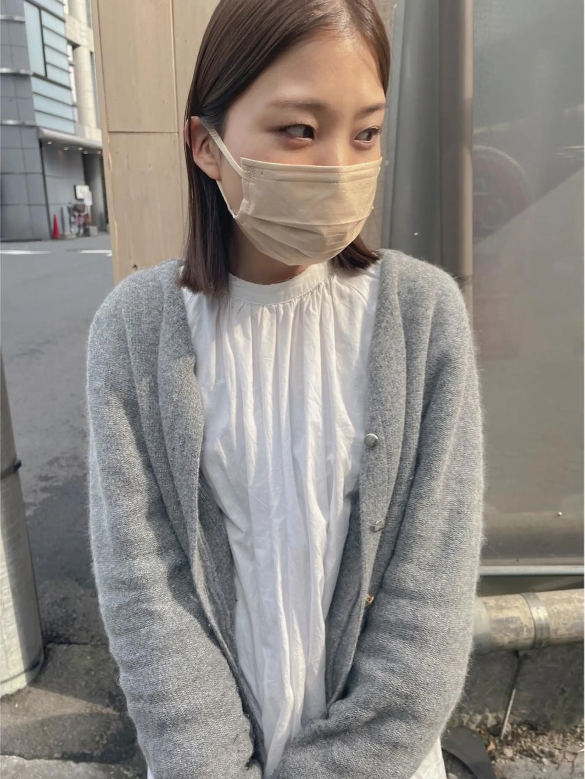 ミディアム 透明感ニュアンス 柔らかstyle🤍のヘアスタイル