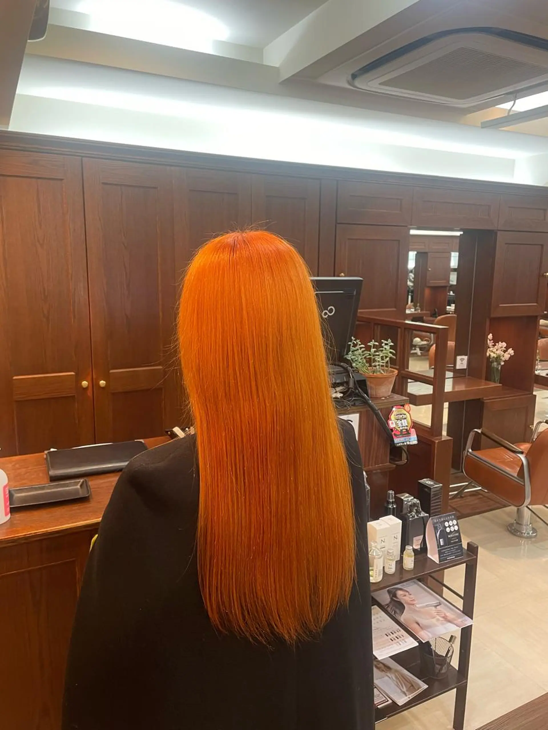 ロング カラー League サトウナツのヘアスタイル