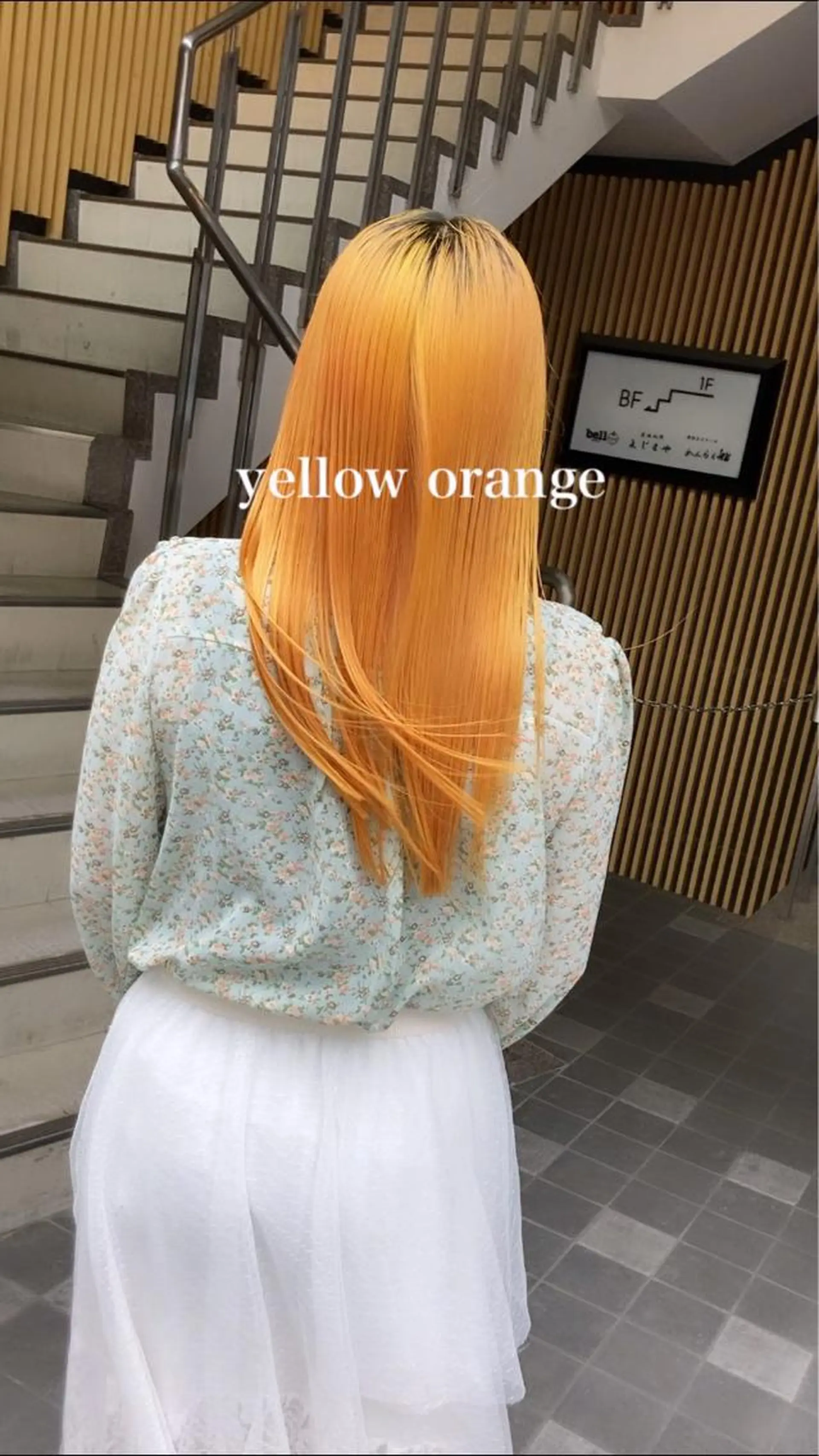 ロング カラー ヘアカラー Selenehair 三条本店のヘアスタイル