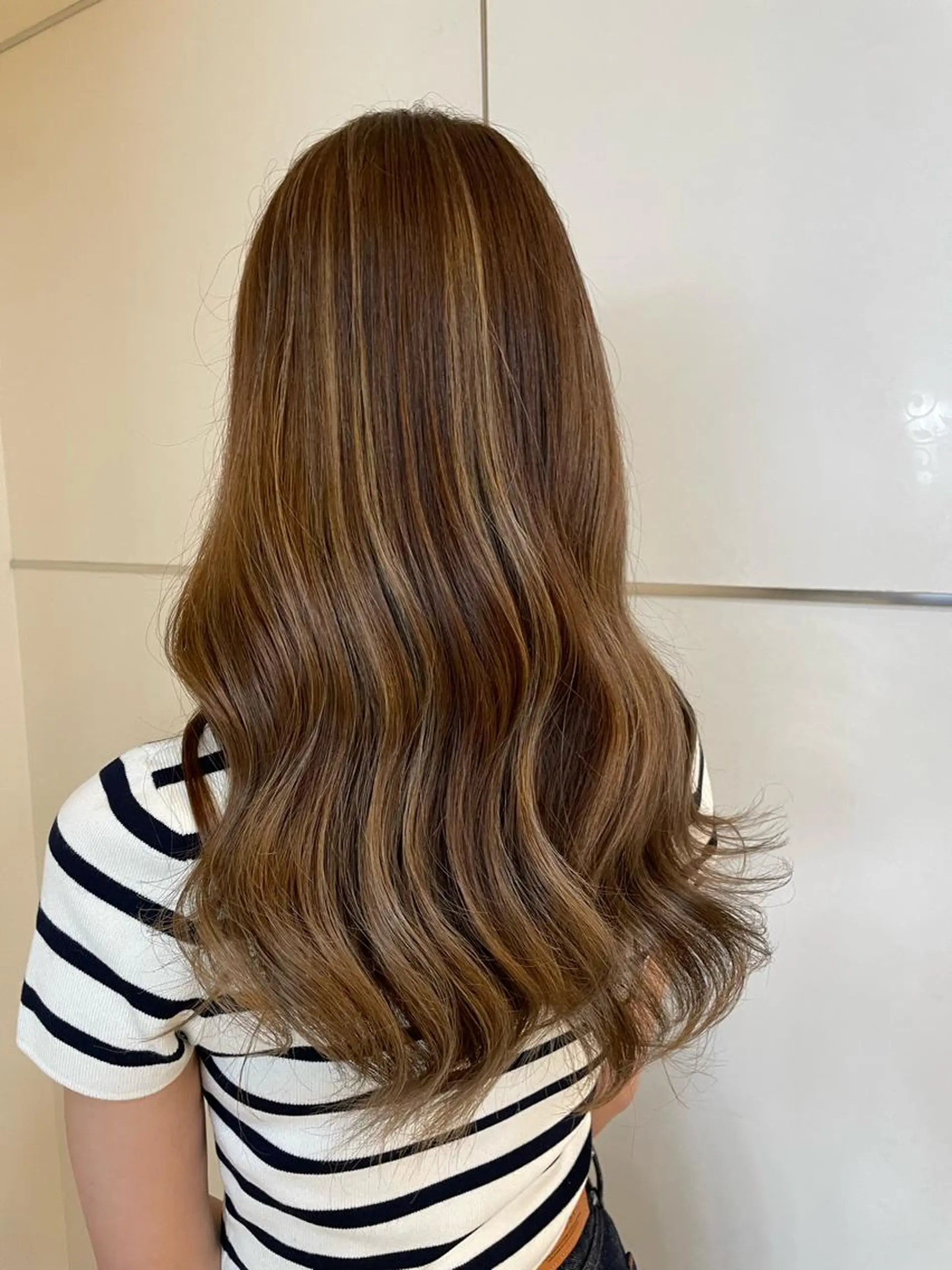 ロング 静岡/草薙パーマ メンズバレイヤージュのヘアスタイル