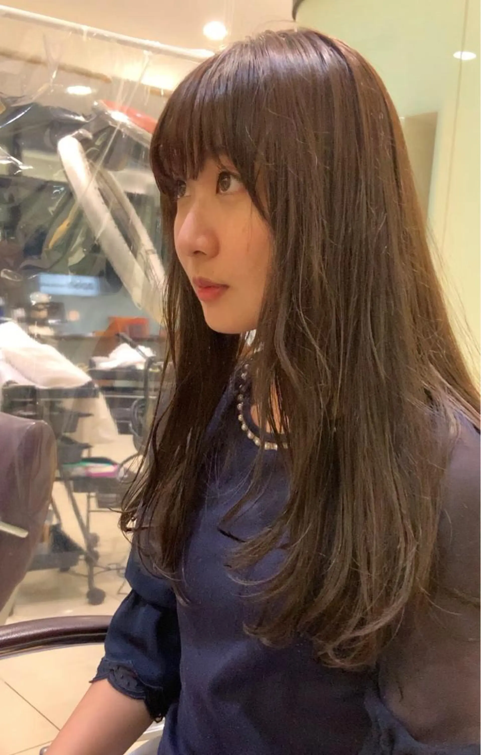 カラー タンバルモリパーマ 礒井メンキのヘアスタイル