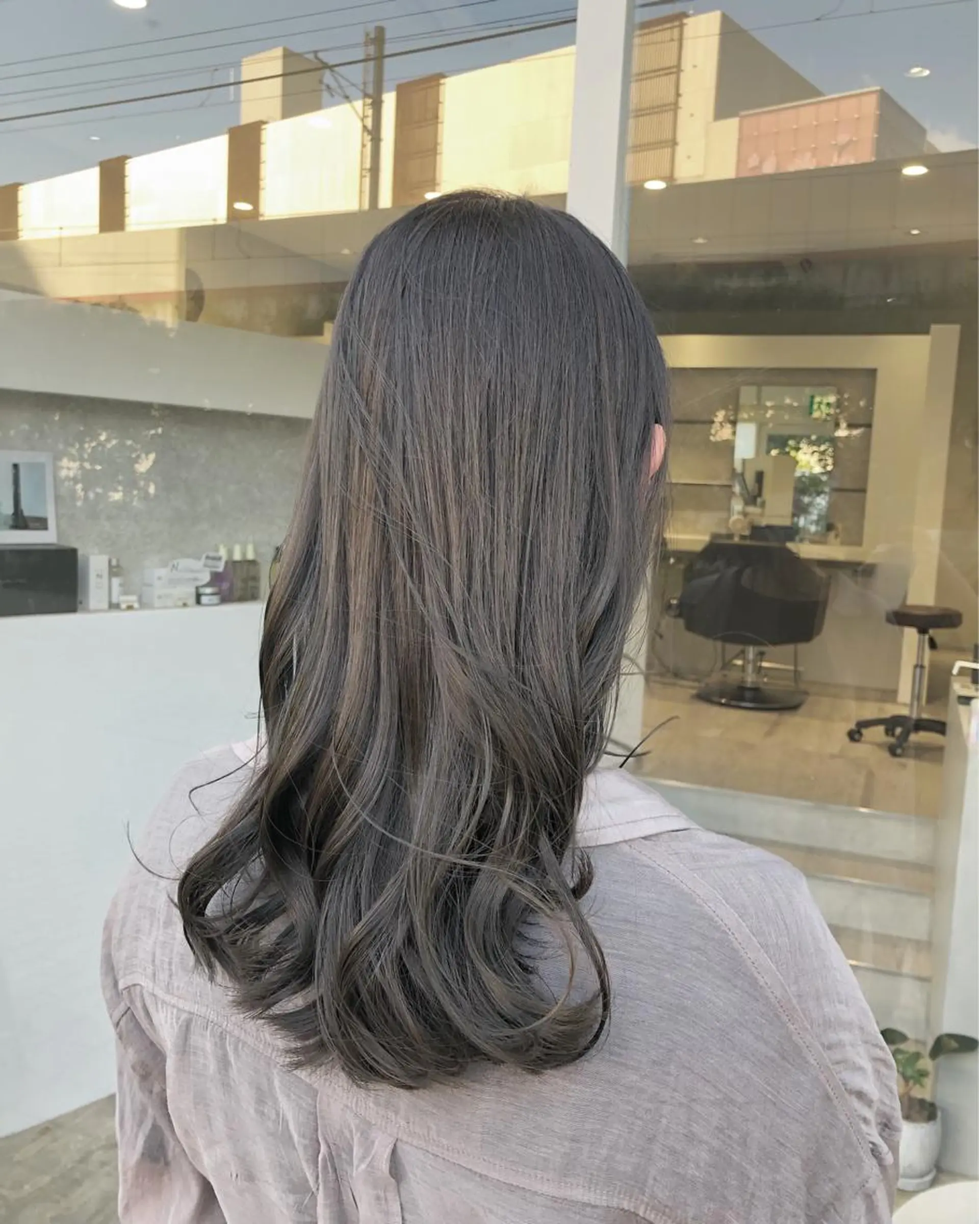 ミディアム カラー カット ヘアカラー トリートメント MignonS 仙幸 大輔のヘアスタイル
