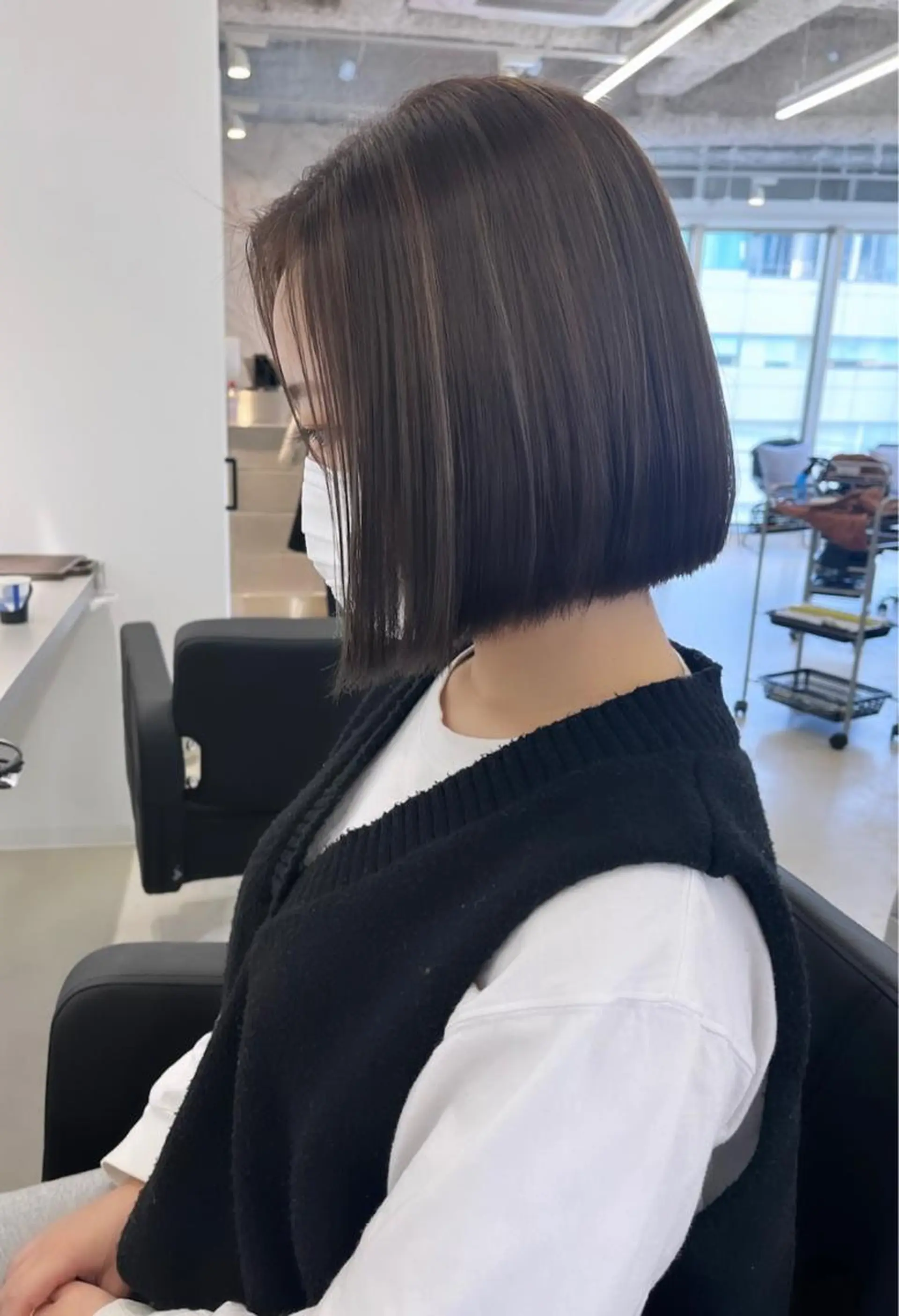 ショート karin💋海外風 ハイトーン/レイヤーのヘアスタイル