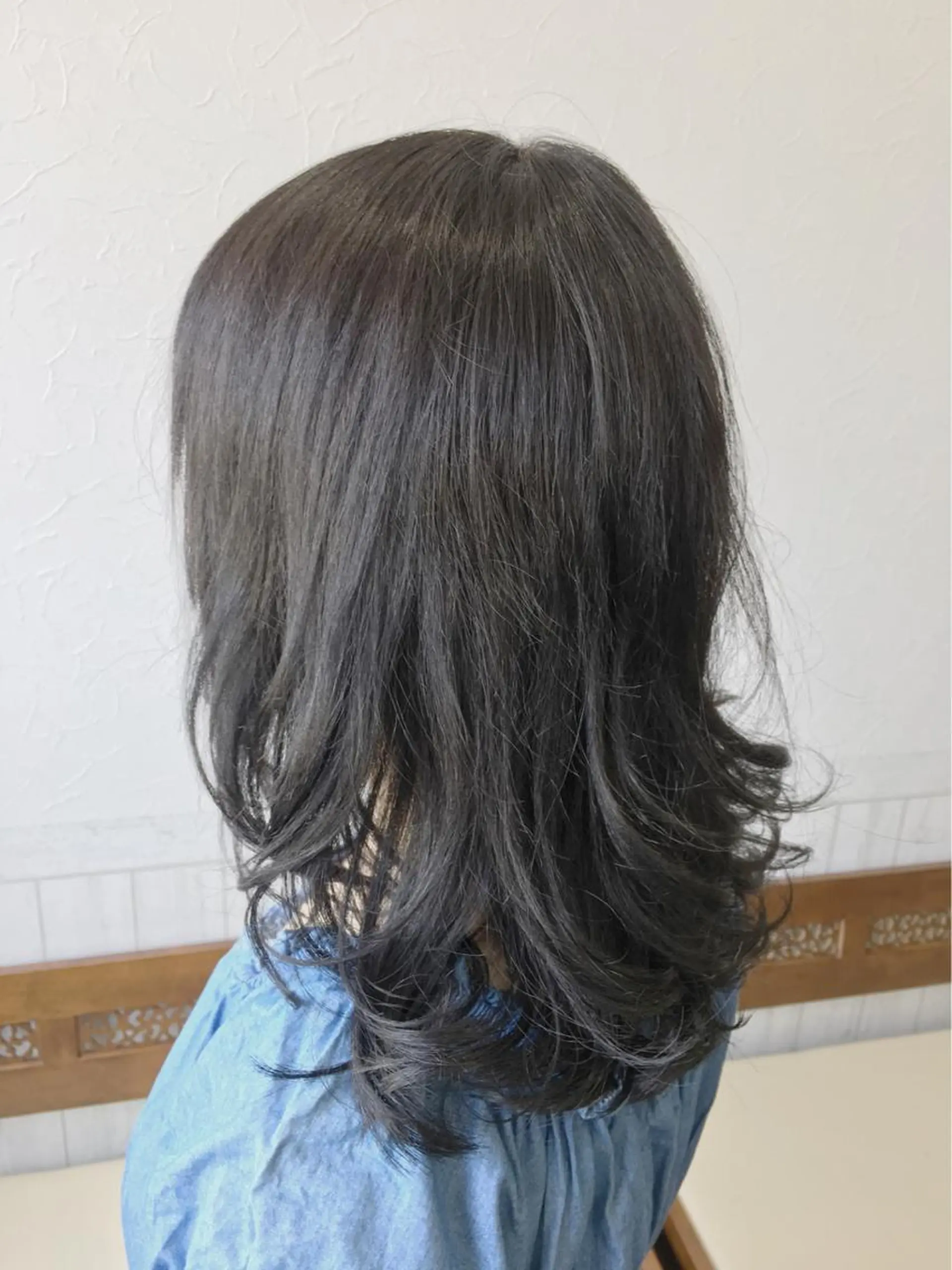 ミディアム カラー ブルーカラー Rise Heart 中村 裕介のヘアスタイル