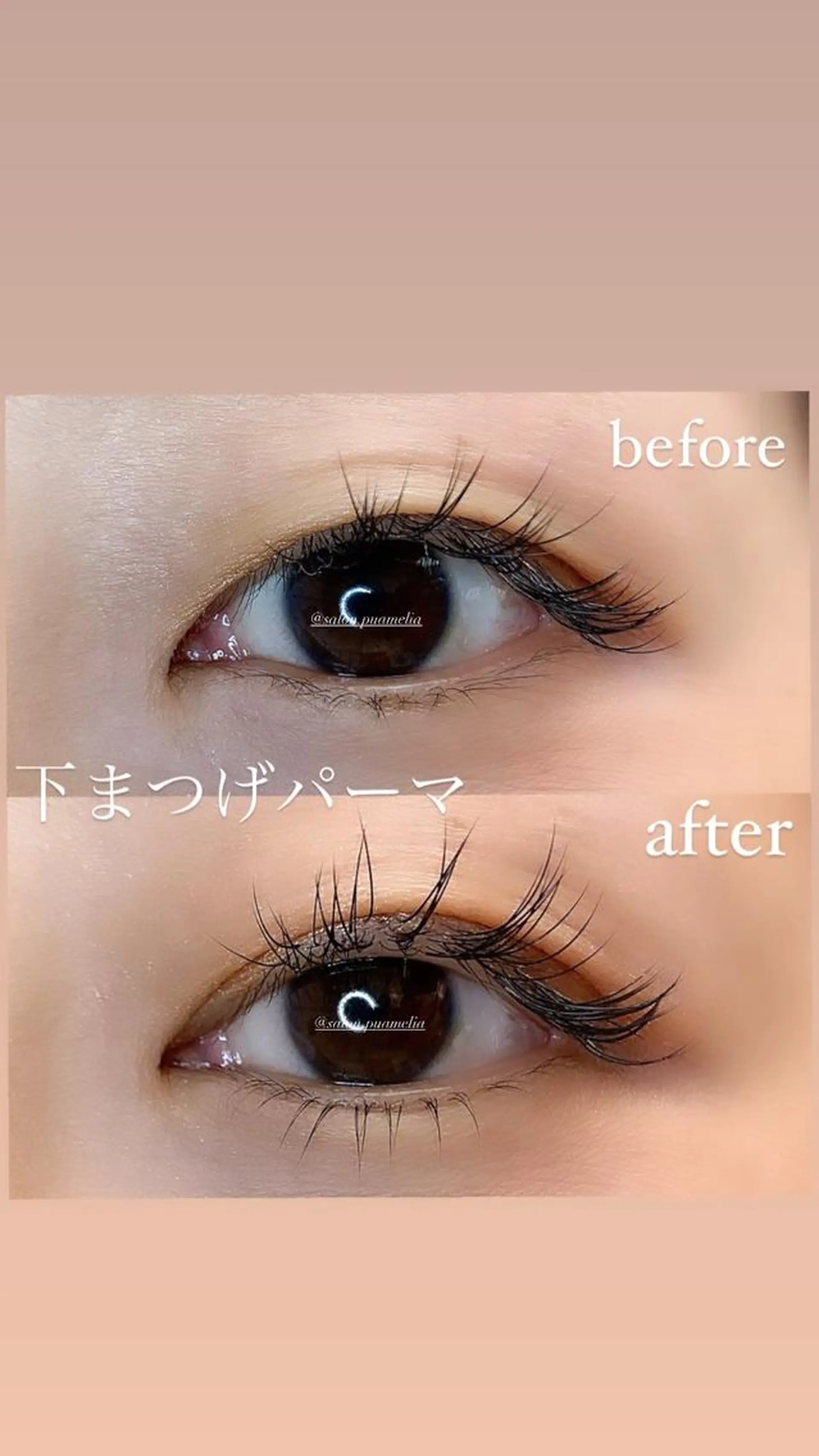 マツエク・マツパ 下まつげエクステ Pua Meliaのマツエク・マツパデザイン