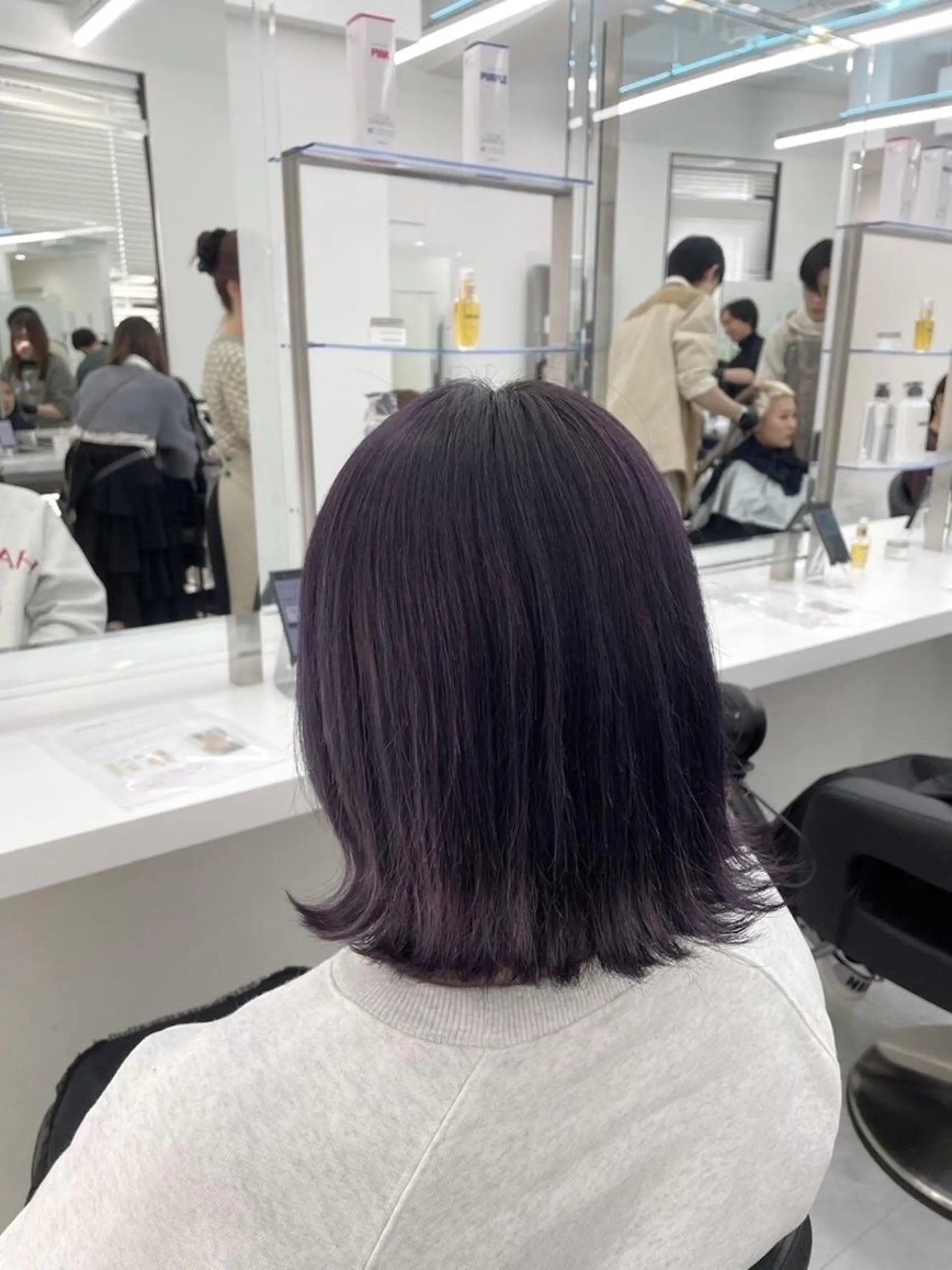 カラー 韓国風暗髪スタイル 🖤渋谷FRUITSのヘアスタイル