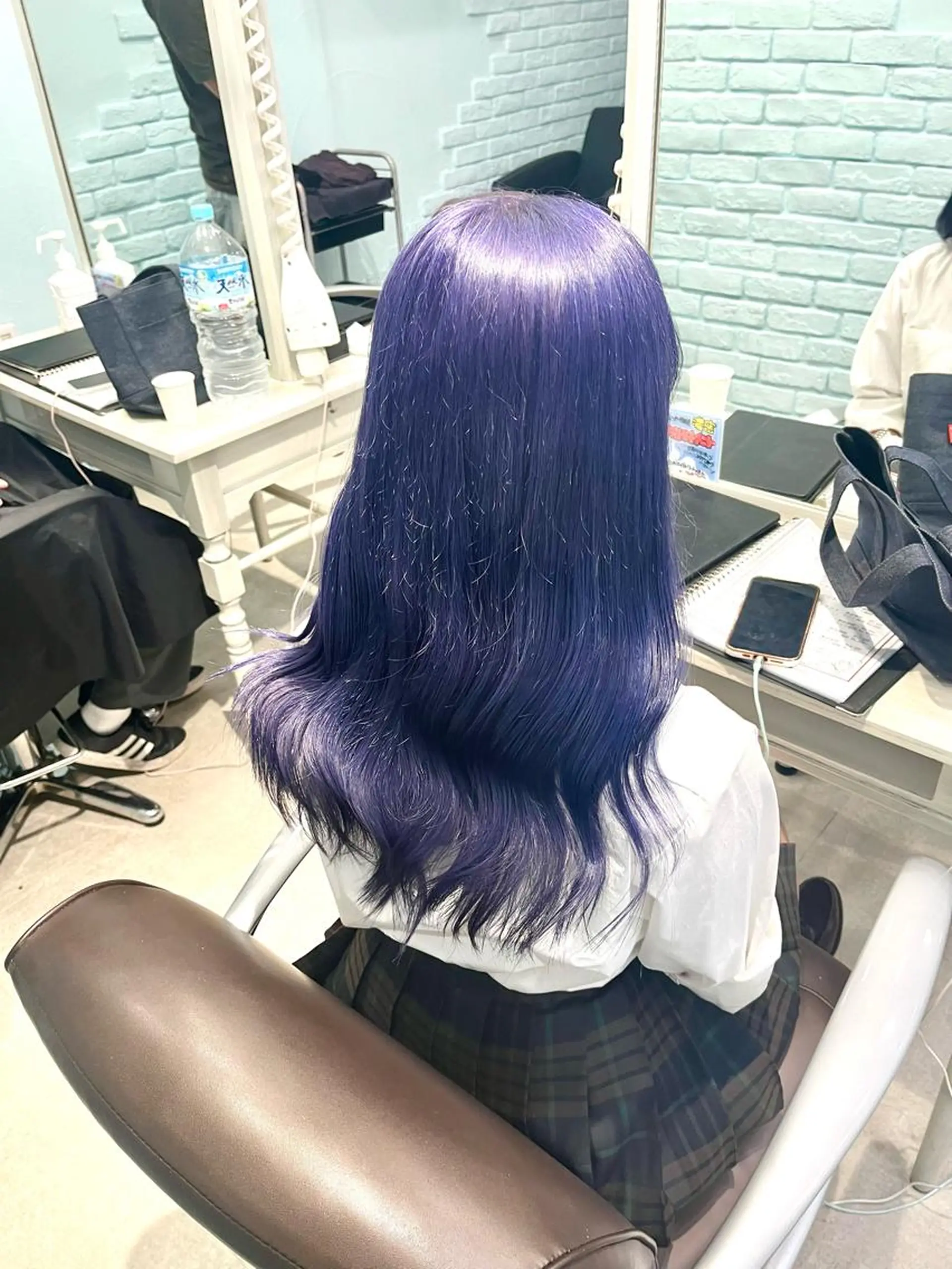 ロング カラー ヘアアレンジ ヘアカラー トリートメント ヘアセット 🩶【推しハイトーン 】yuzu🩶のヘアスタイル