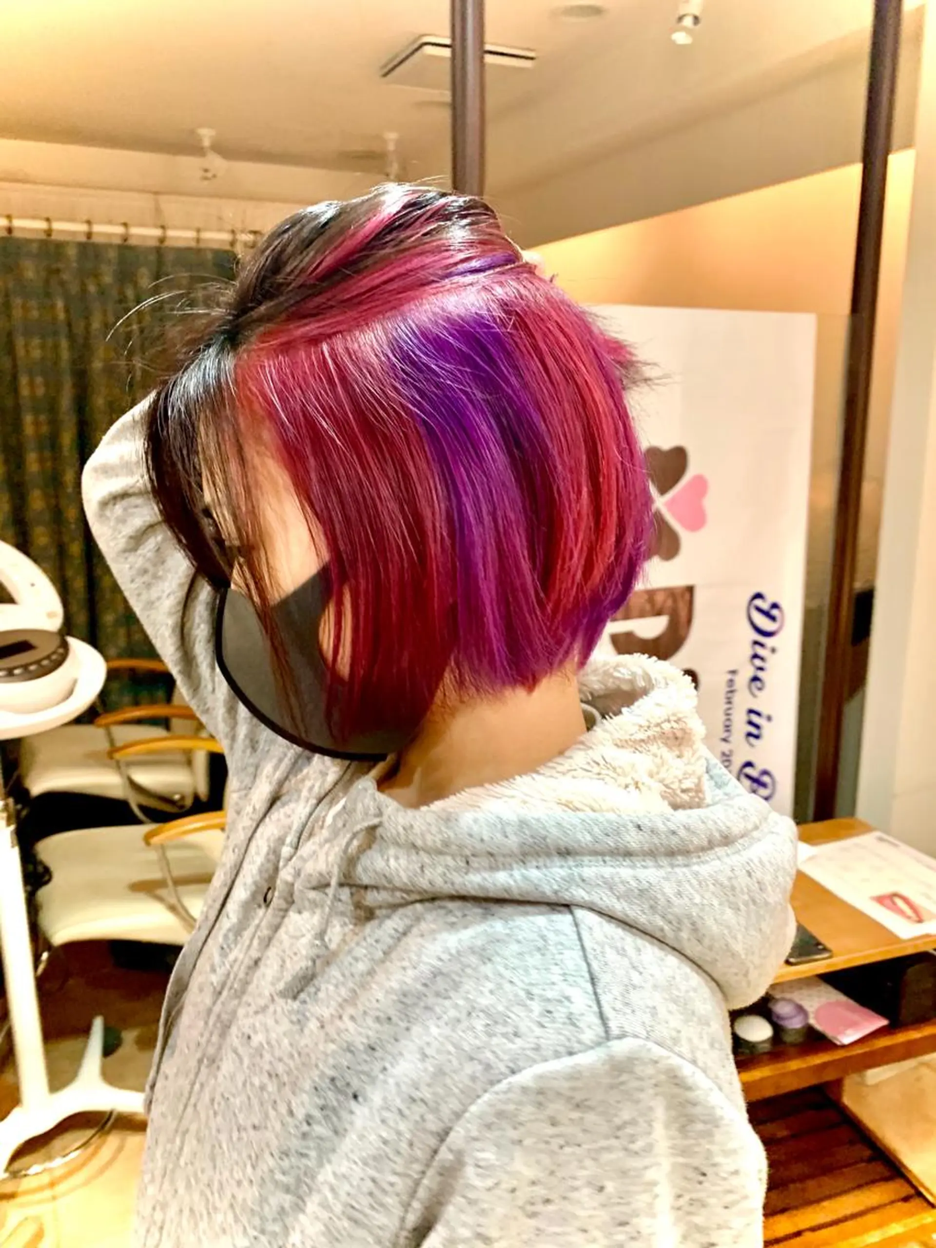 ミディアム カラー カット ヘアカラー トリートメント ヘッドスパ nishimura makotoのヘアスタイル