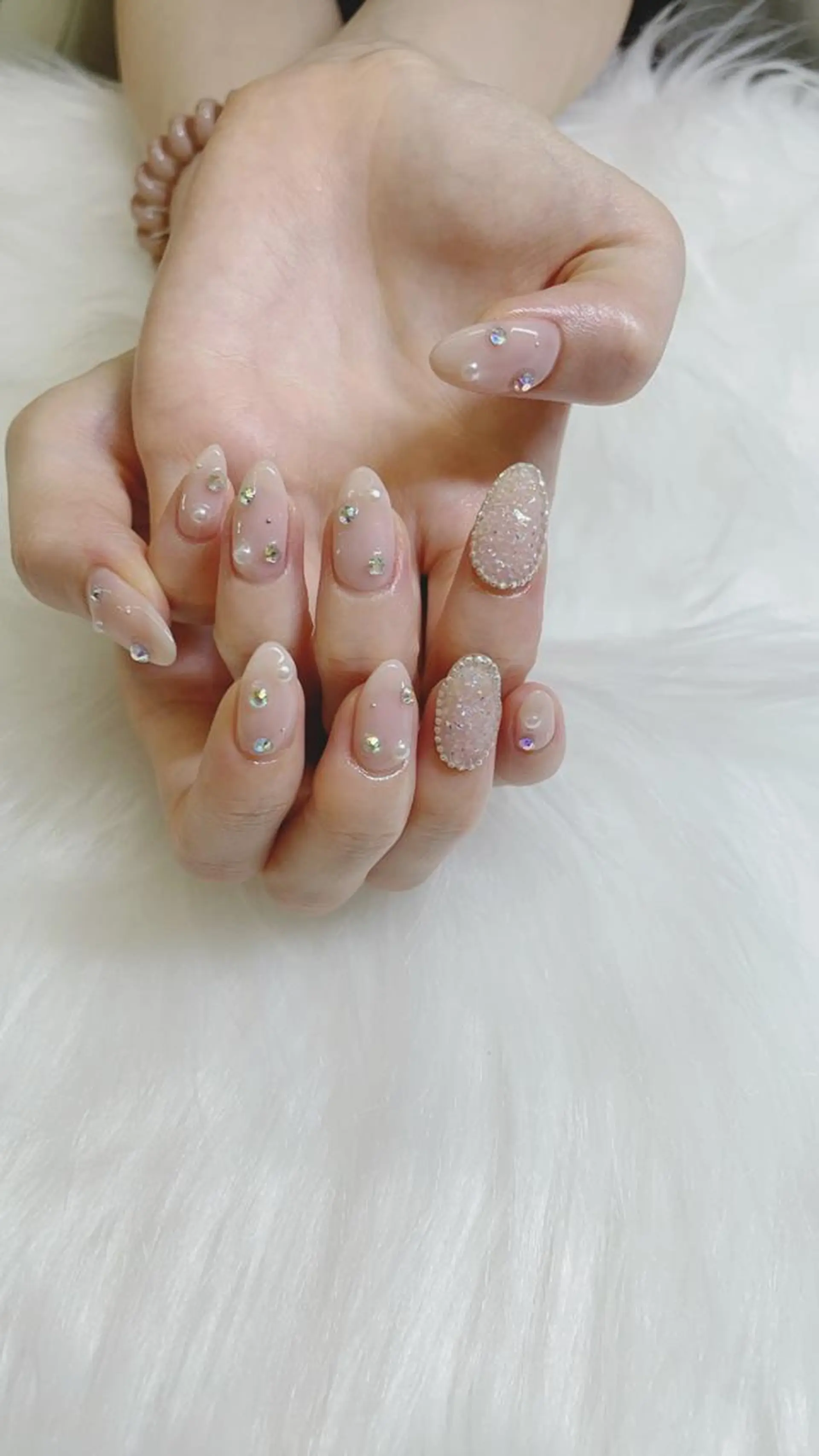 ネイル ハンドネイル ハンドケア 🦋ネイルサロン ブラン🌈ゆりのネイルデザイン