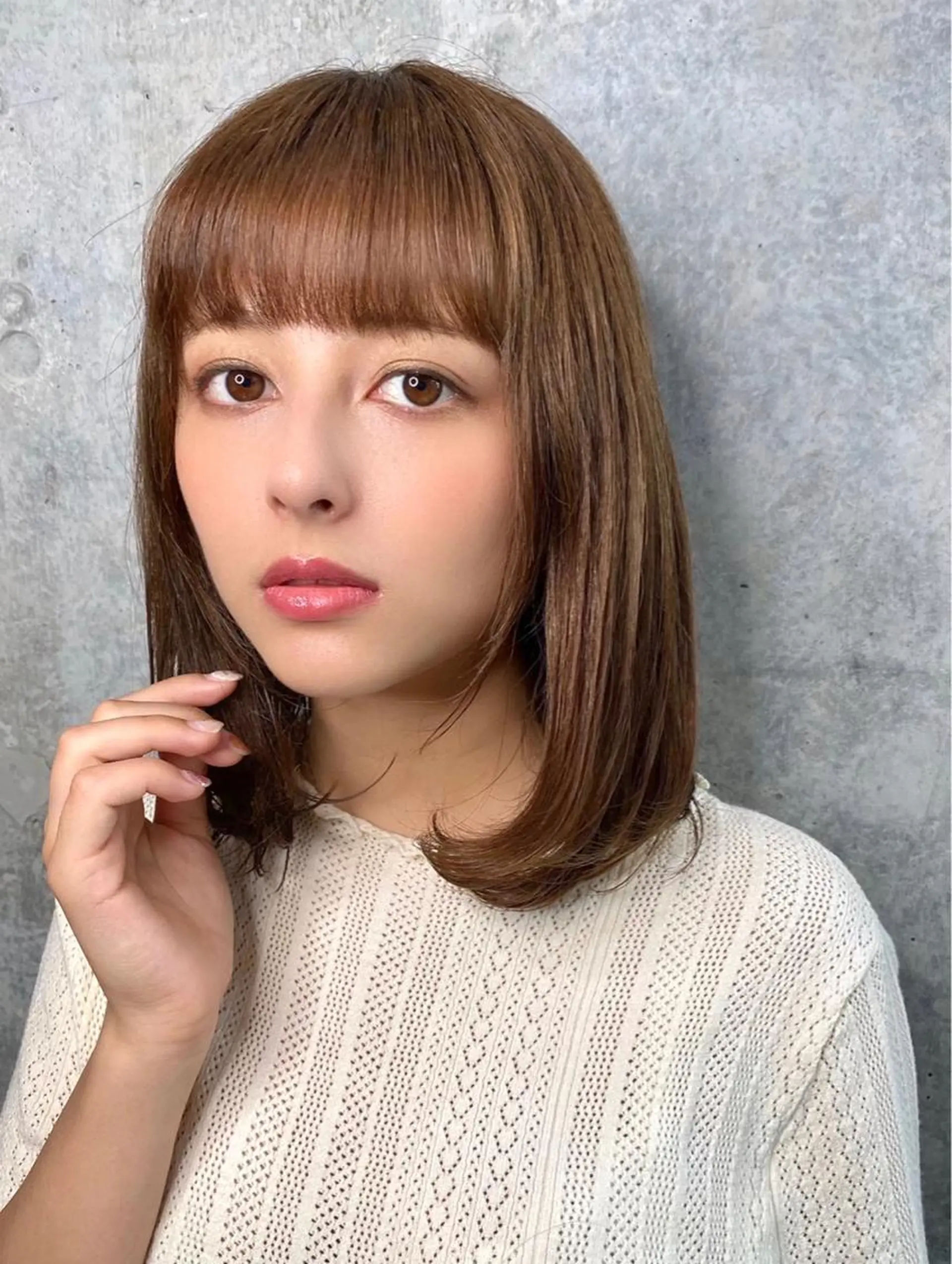 ミディアム ボブ 愛されヘア♪ 大森春奈のヘアスタイル
