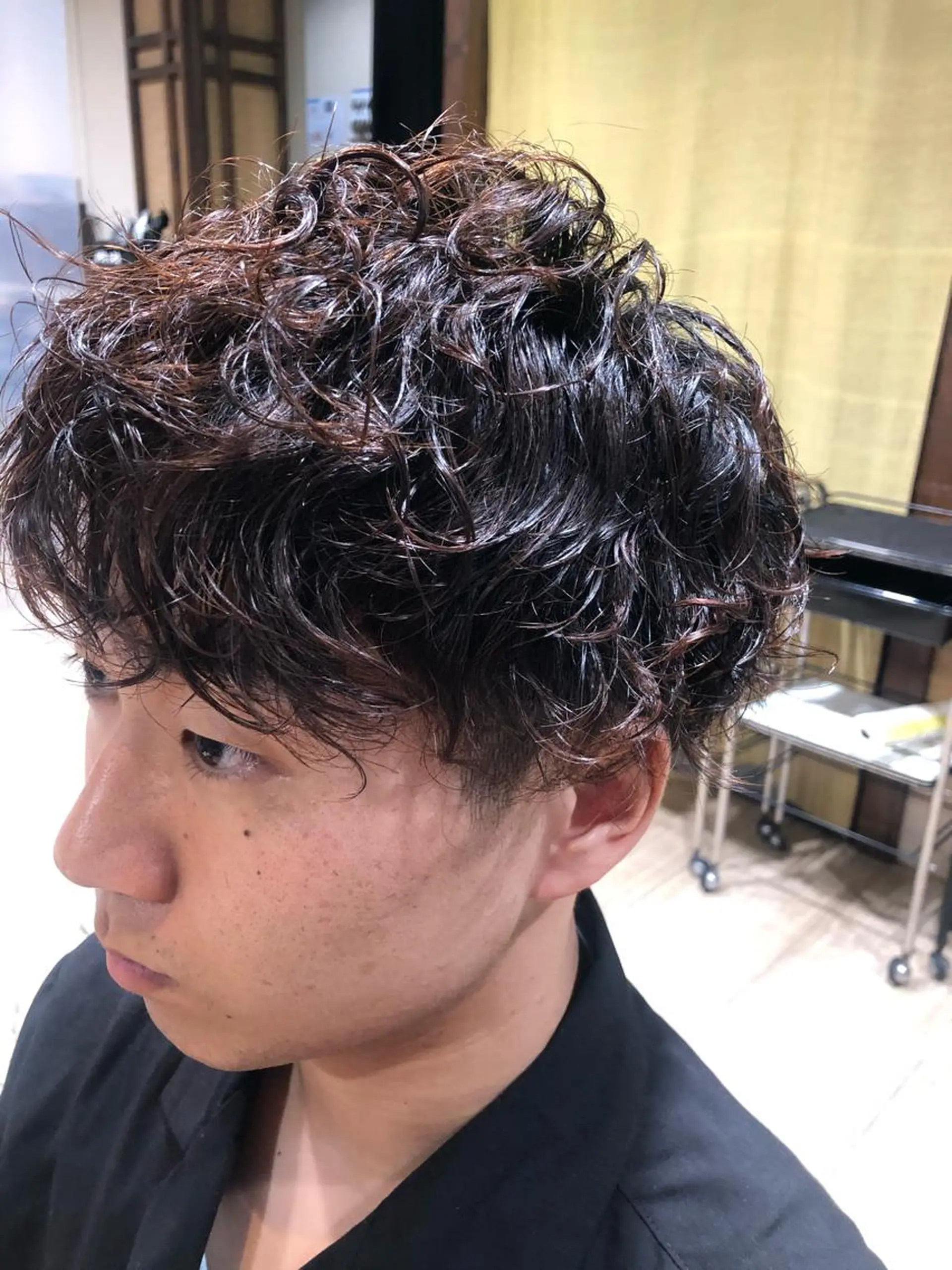 ショート パーマ メンズ メンズパーマ/ スパイキー/神田正紀のヘアスタイル