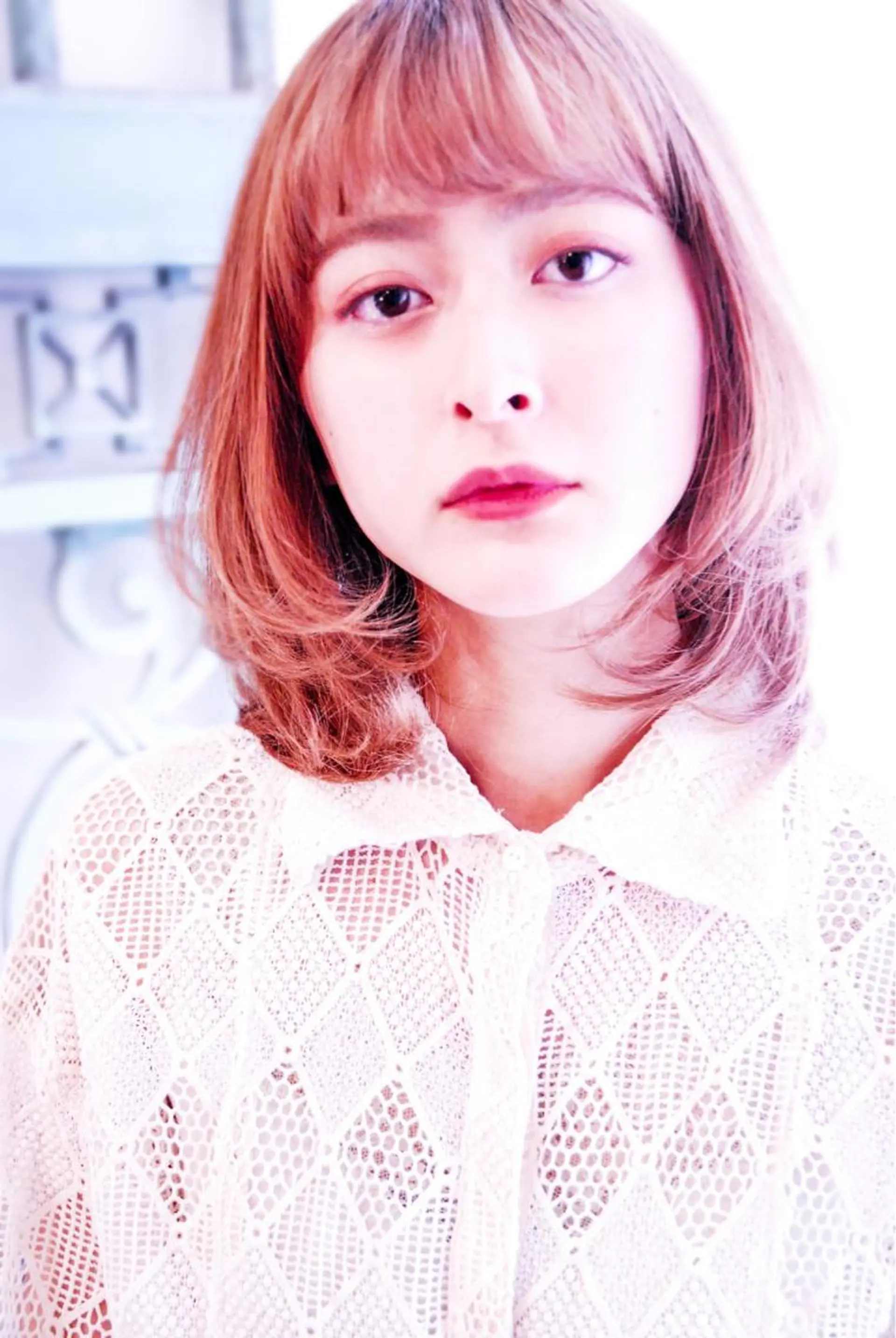 ミディアム カラー パーマ ヘアアレンジ メンズ ヘアカラー トリートメント ヘアセット 表参道Lise おおいしおりのヘアスタイル