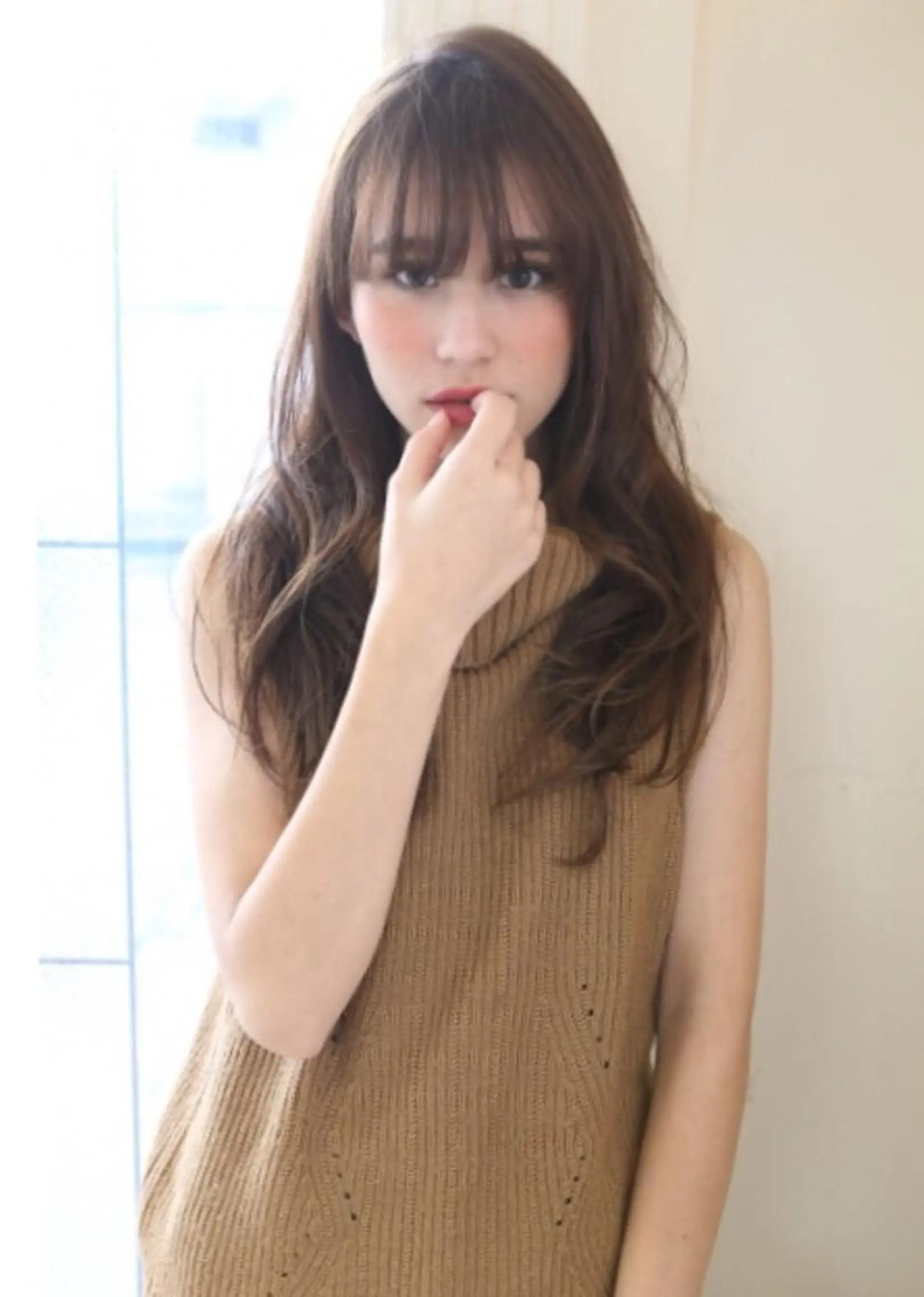 ロング レイヤーカット ロング カット ヘアカラー トリートメント トップスタイリスト 江口 稜亮のヘアスタイル