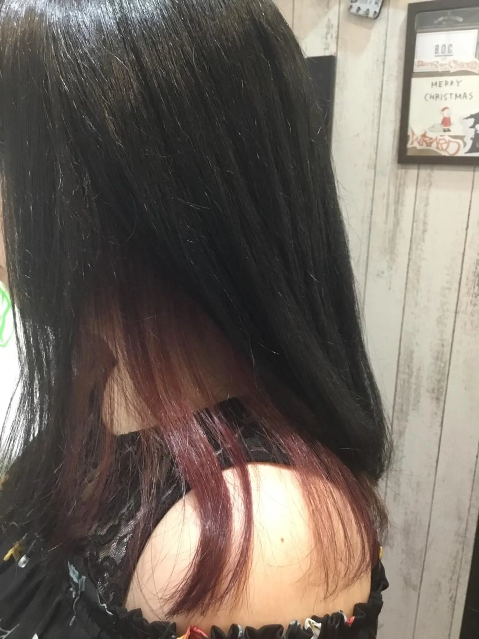 セミロング カラー embrace エンブレイスのヘアスタイル