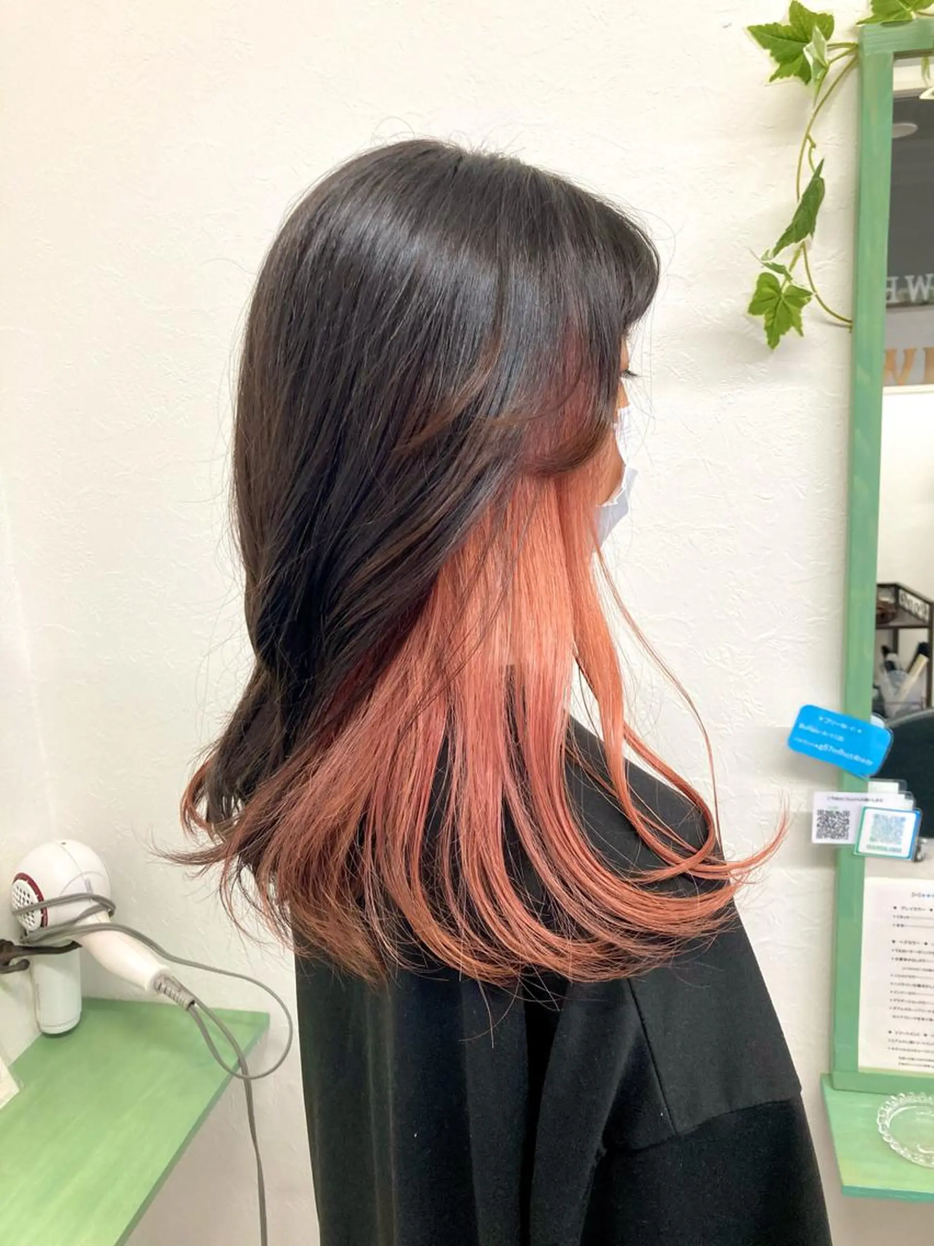 ロング カラー パーマ ヘアアレンジ ネイル アイブロウ インナーカラー ピンクカラー 眉カラー ピンク AIM所属・髪質改善✧︎エステ 💎AIM【アイム】のヘアスタイル