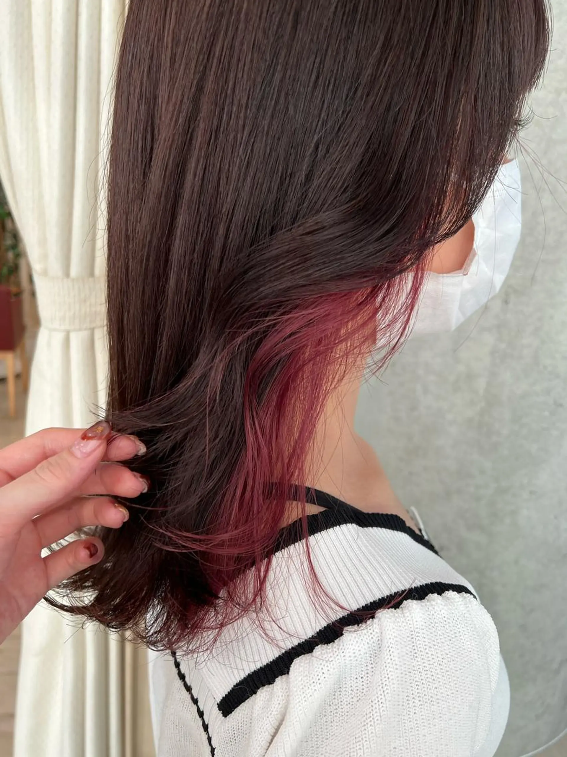 カラー イヤリングカラー インナーカラー ヘアカラー 艶カラー🌸アレンジ 🌹Sally🕊️のその他イメージ