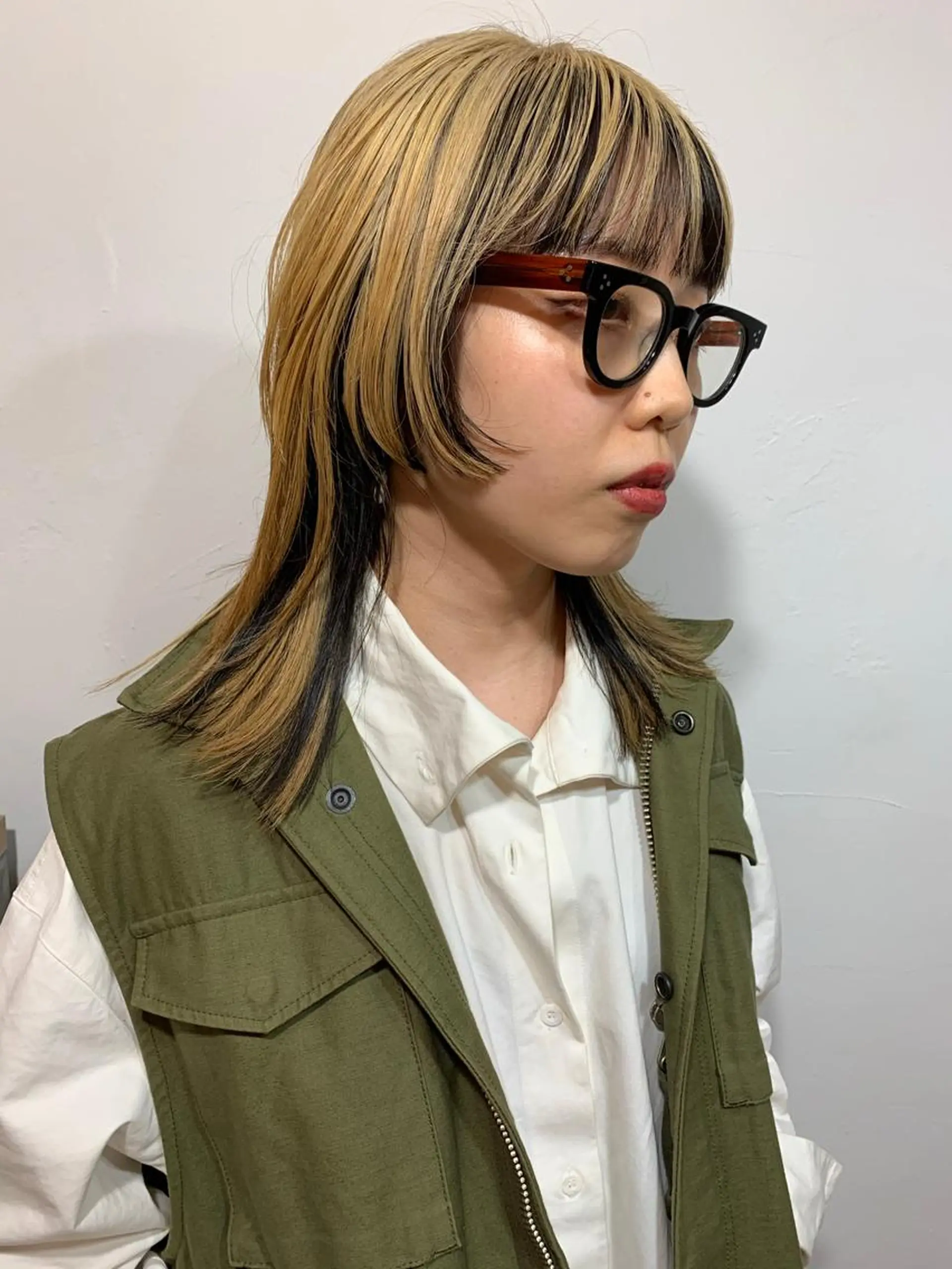 ショート カラー ハイトーンカラー ウルフカット カット ヘアカラー トリートメント ヘアセット ブリーチカラーNo. 1🌈 RYOGAのヘアスタイル