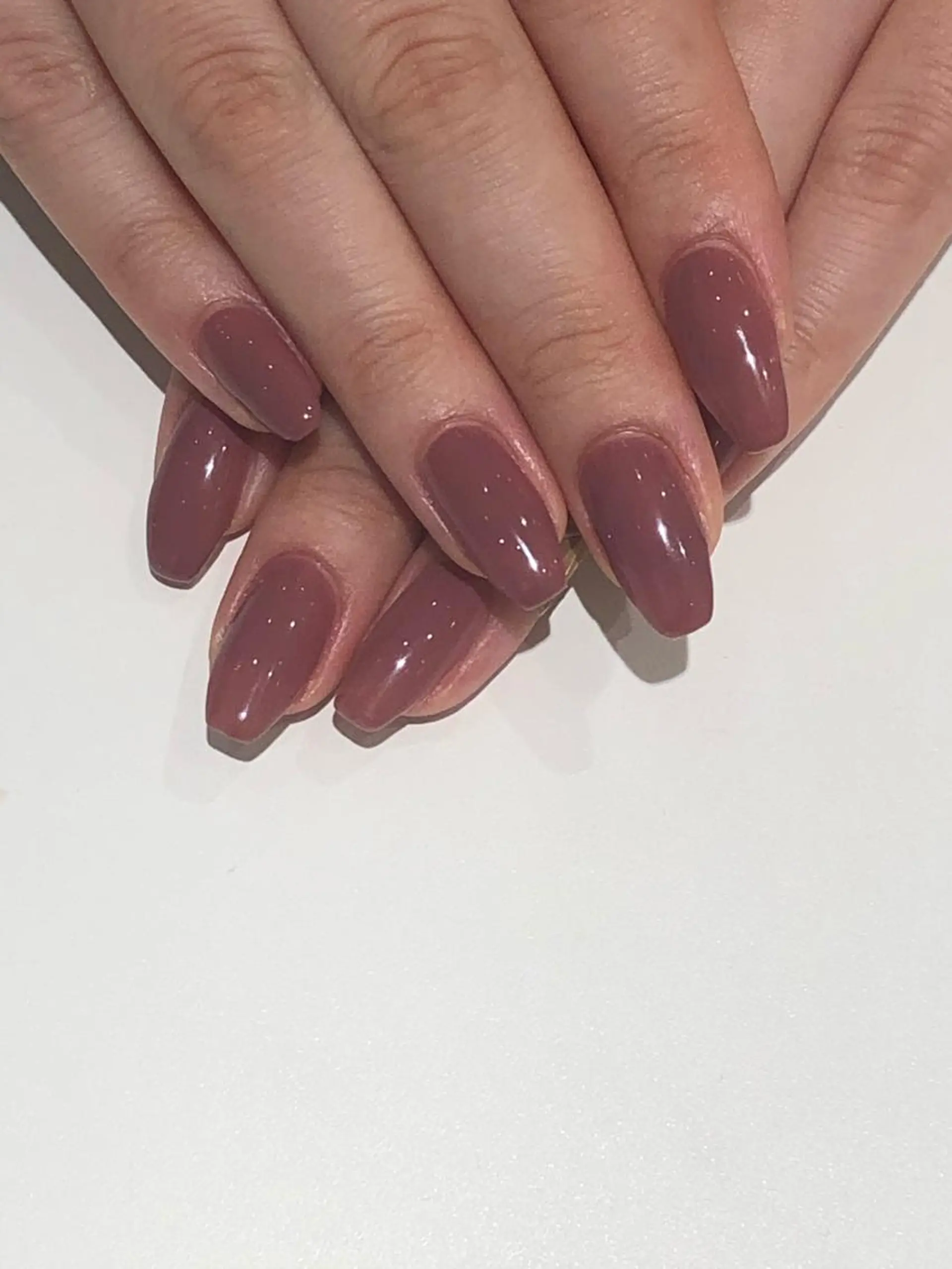 ネイル ブラウン ピンク shimizu yuuのその他イメージ