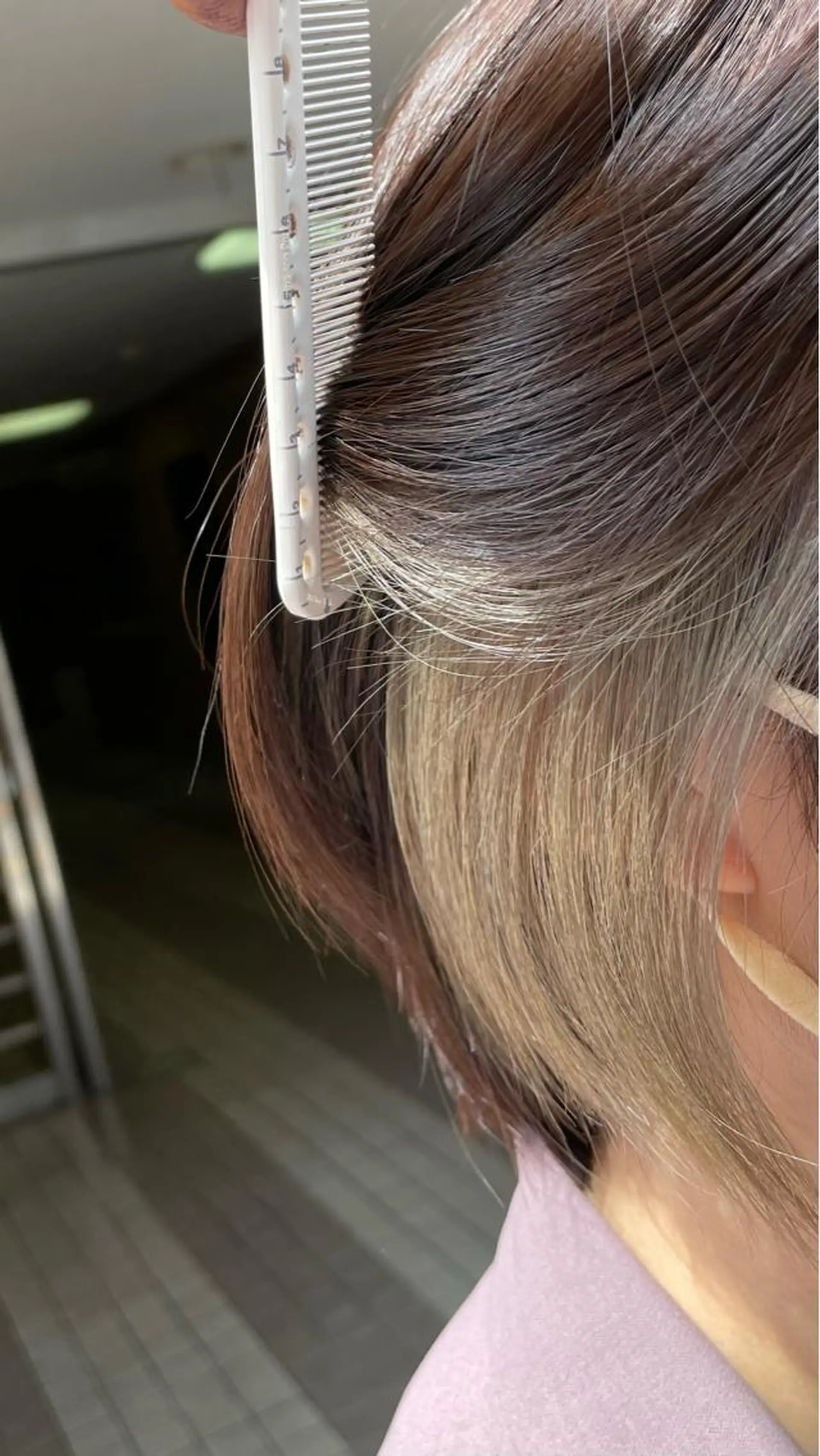 ミディアム カラー メンズパーマ 本多のヘアスタイル