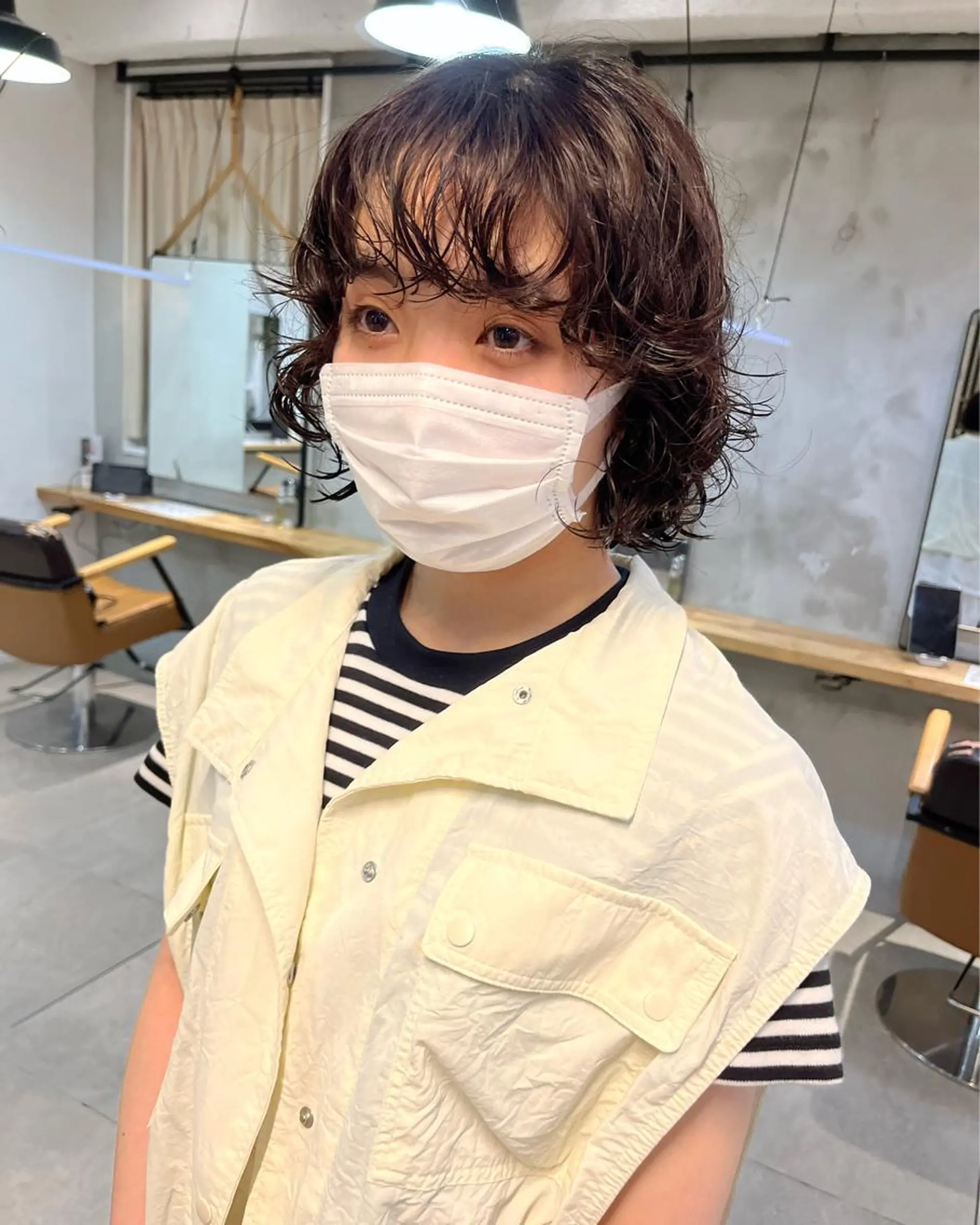 ショート パーマ ボブ お洒落パーマ/ボブ ❄️Tomoka❄️のヘアスタイル