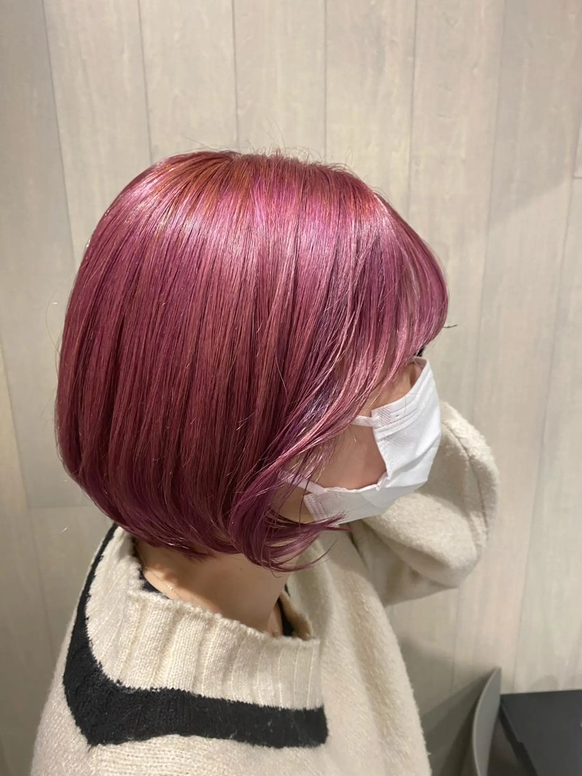 ショート カラー ヘアアレンジ 🌙レイヤー,韓国 ヘア🌙harukaのヘアスタイル