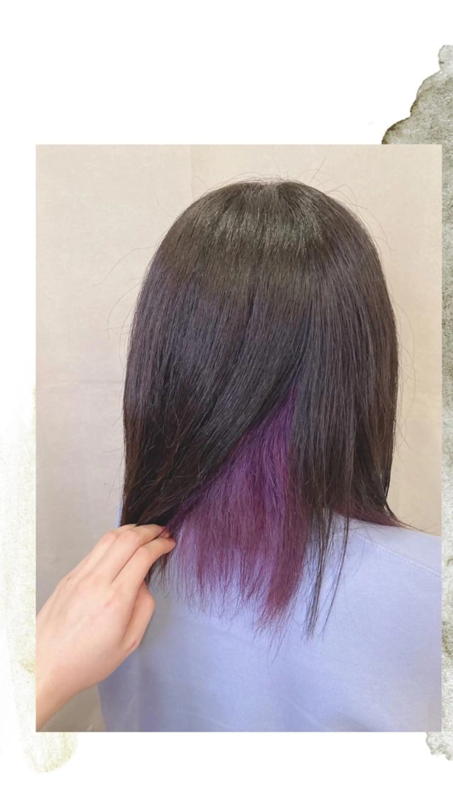 ミディアム カラー ヘアカラー 宮原 佳苗のヘアスタイル