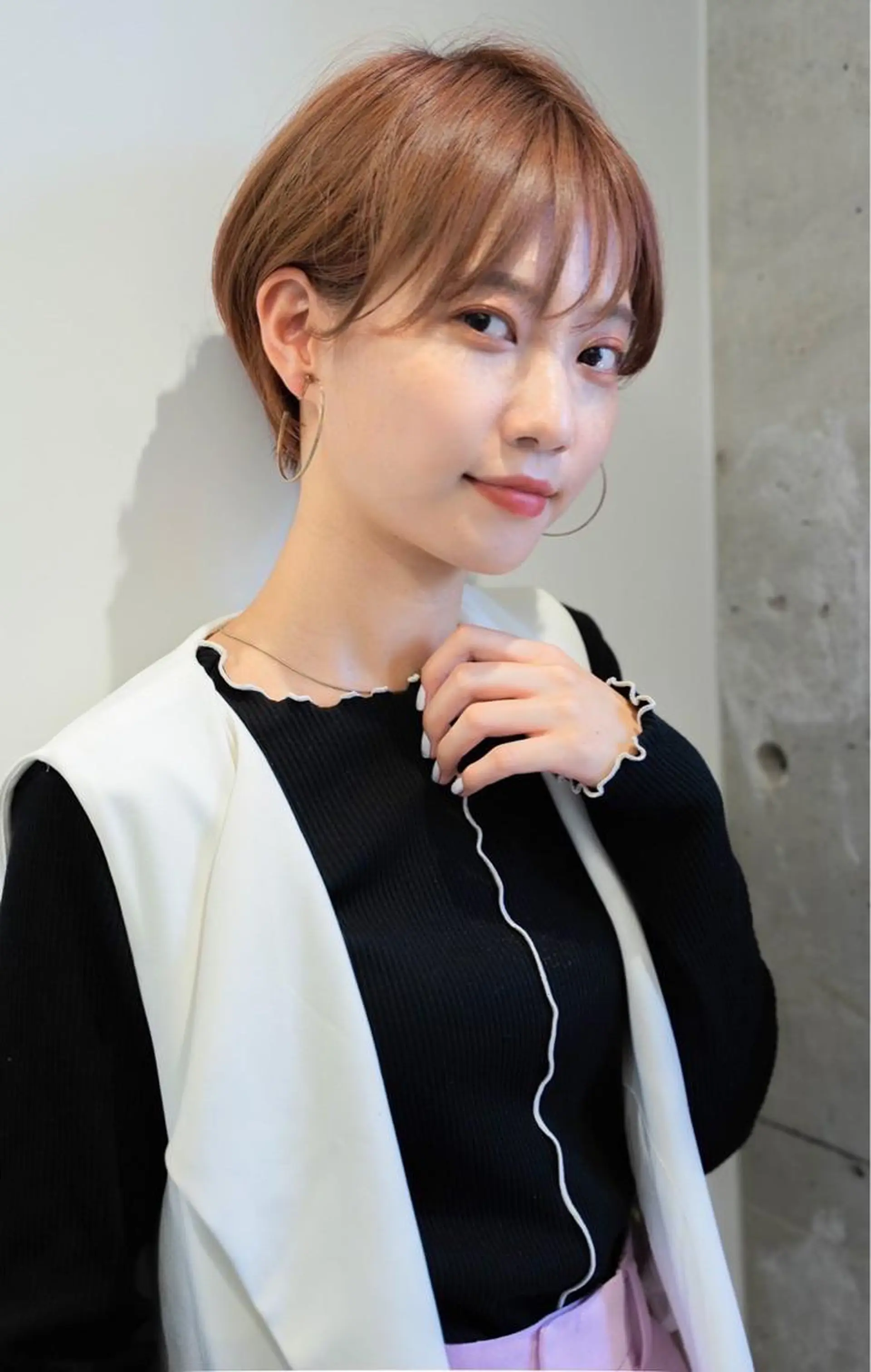 ショート 丸みショート ショートヘア カット mua 鳳のヘアスタイル