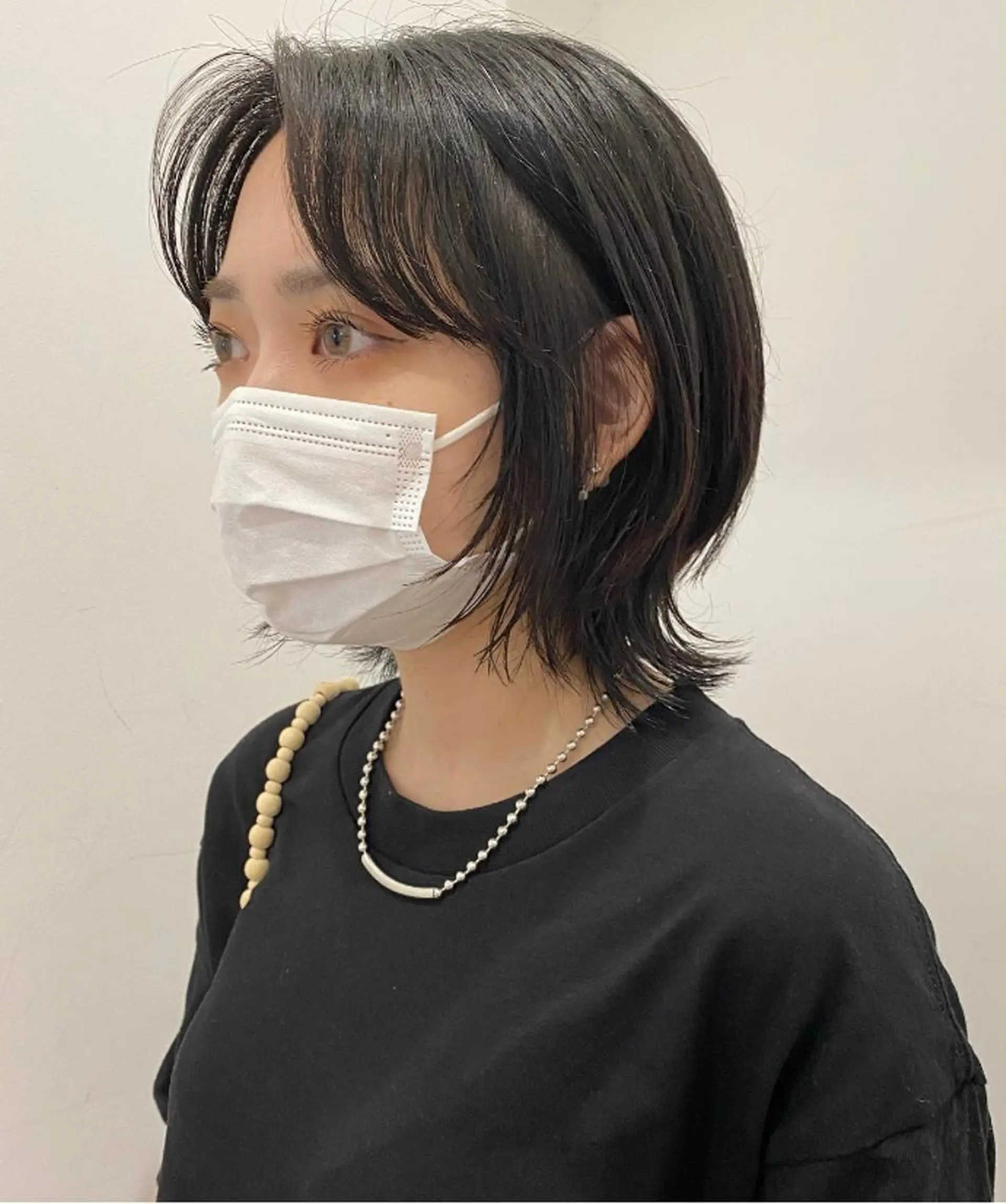 ショート ショートヘア サイドバング ウルフカット Amelie所属・Amelie yunのヘアスタイル