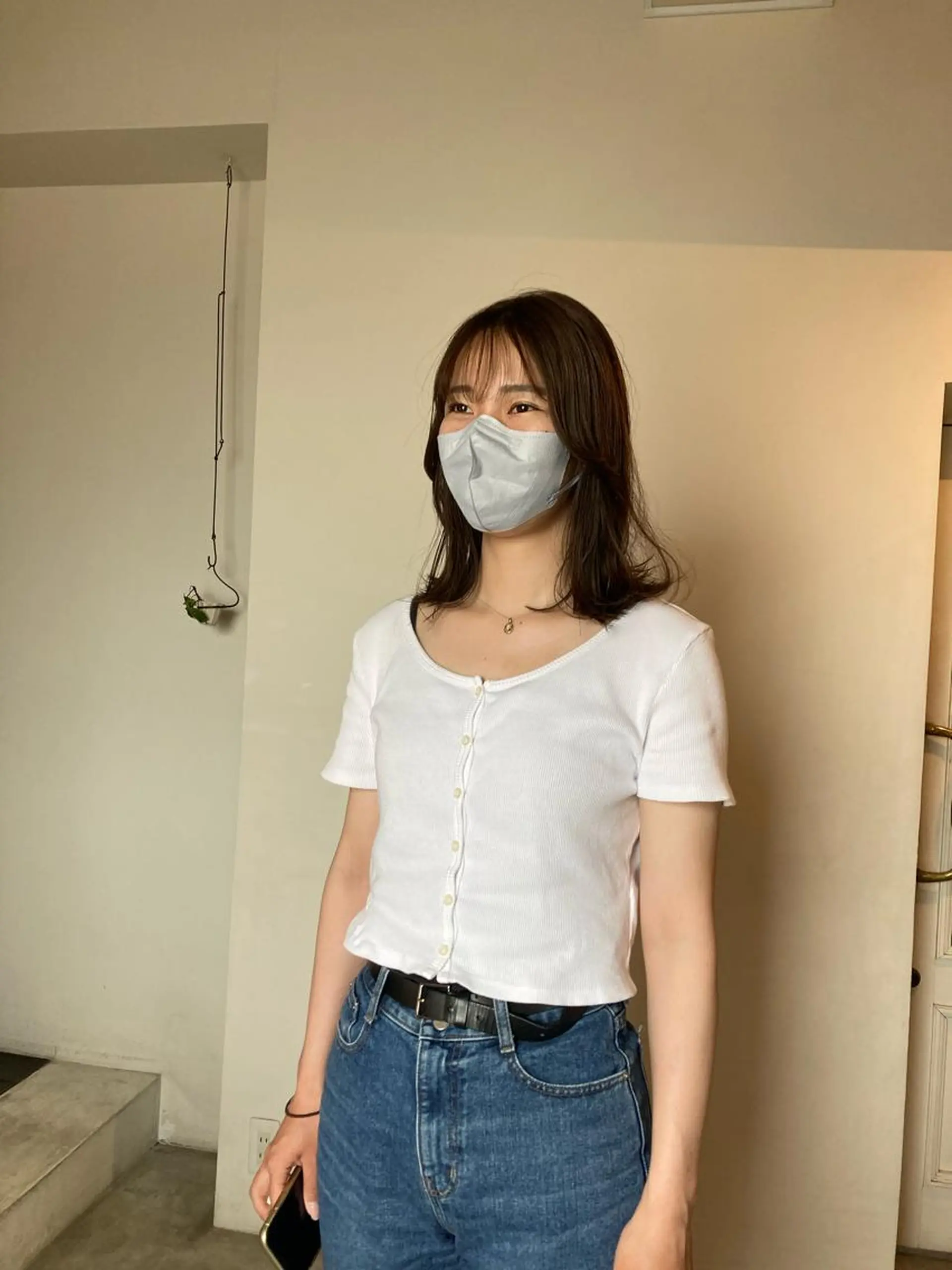 ミディアム カラー カット ヘアカラー トリートメント 前川 華恋 / room3のヘアスタイル