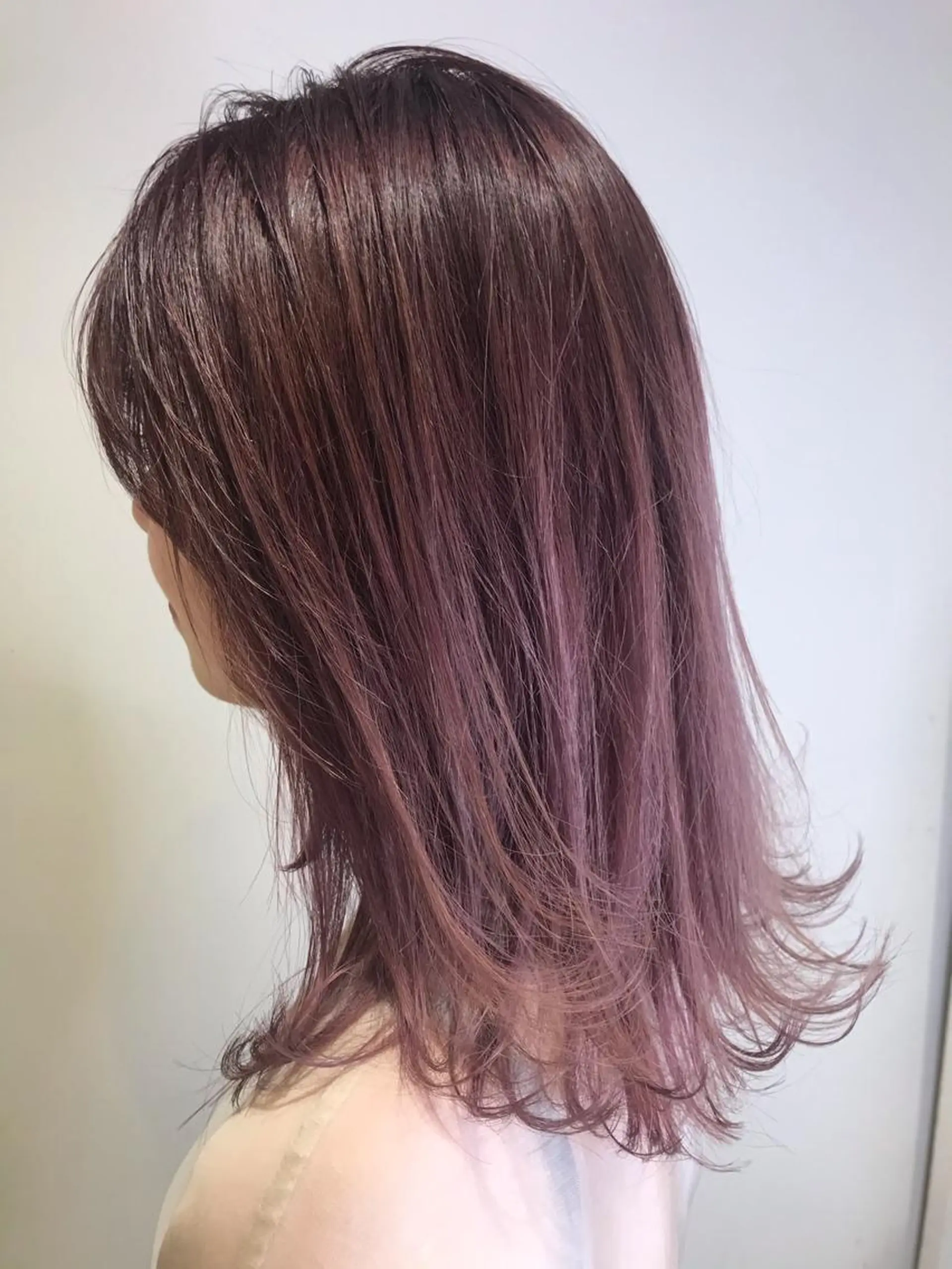 ロング カラー グラデーションカラー パープルカラー カット ヘアカラー 12月限定クーポン 💕大量更新ブリーチのヘアスタイル