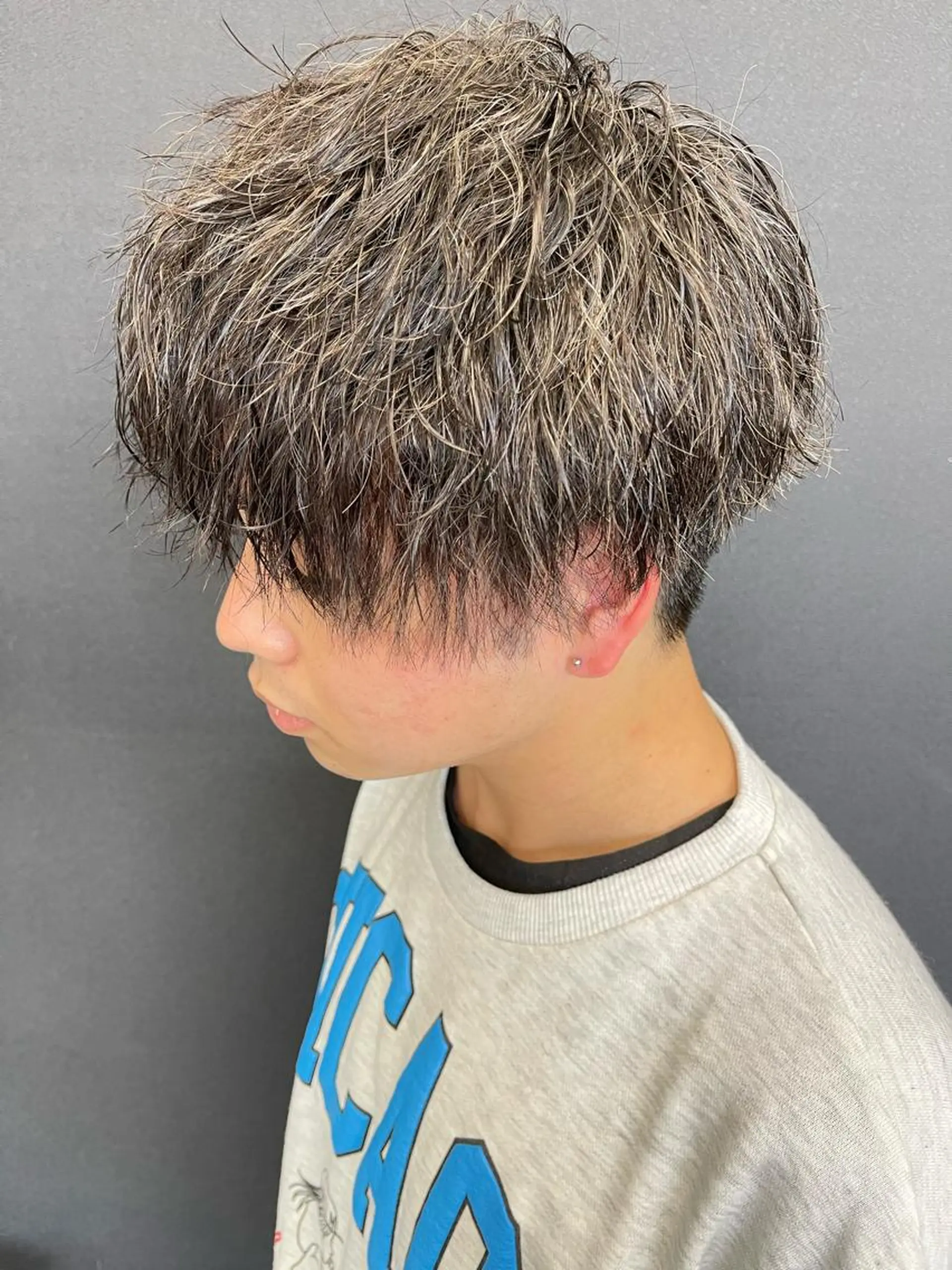 ショート パーマ メンズ カット パーマ トリートメント beautystadium529所属・高橋 裕利のヘアスタイル