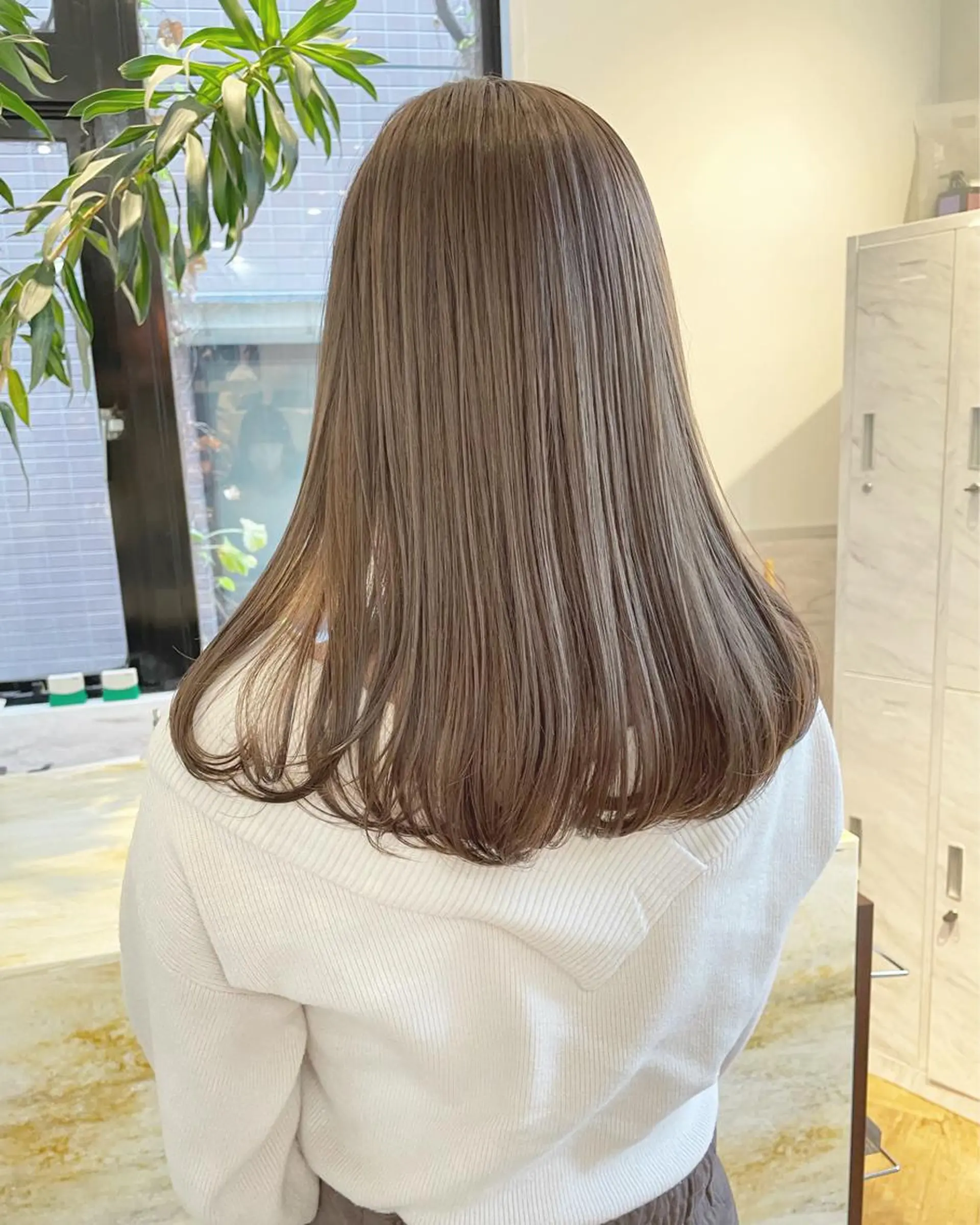 セミロング カラー カット ヘアカラー トリートメント 🫧透明感ヘア🫧 🧸竹花　彩希🧸のヘアスタイル