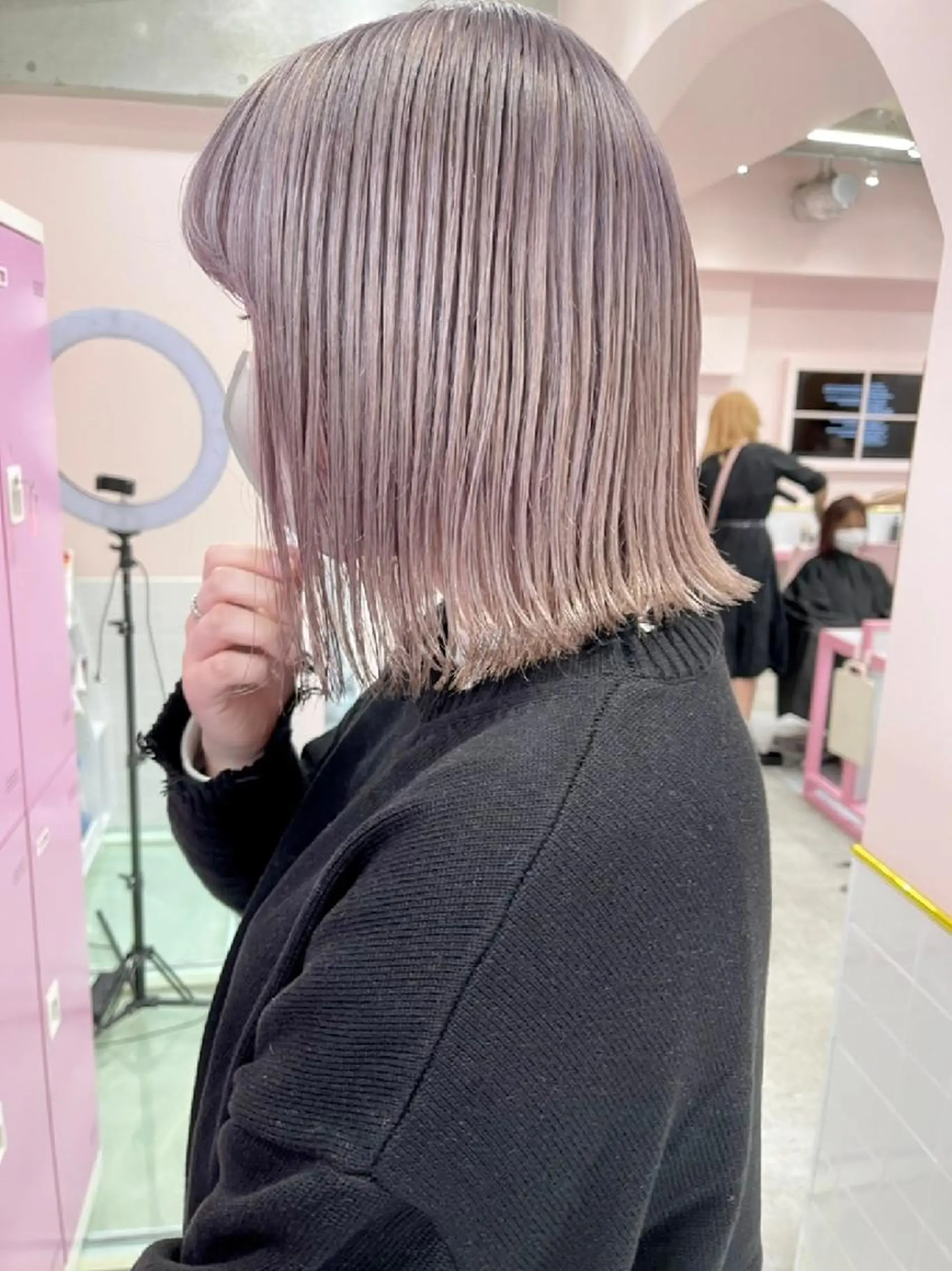 ミディアム カラー ラベンダーカラー カット ヘアカラー トリートメント 🌈GAME🌈 横浜店のヘアスタイル