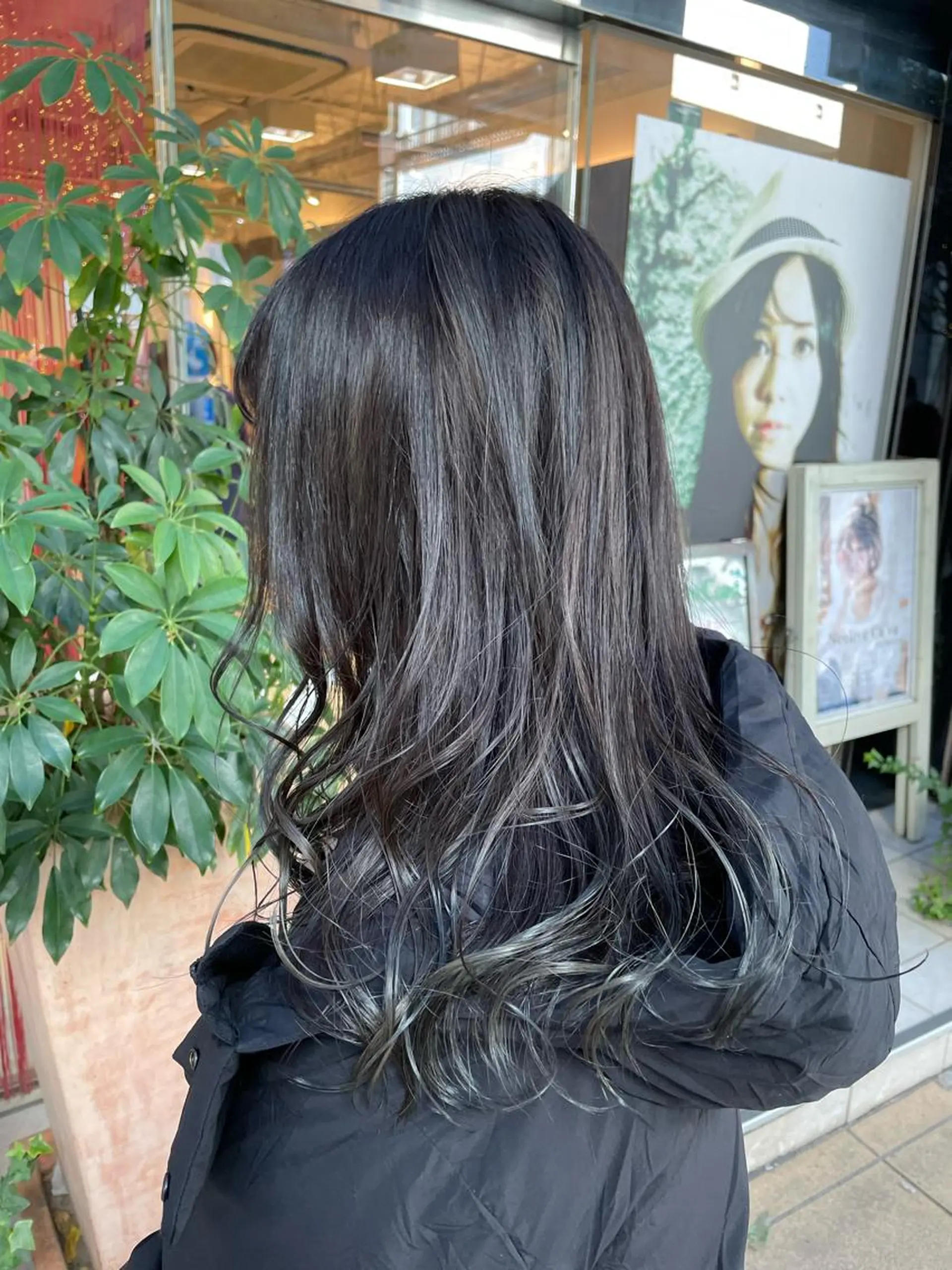 ロング アッシュ カット ヘアカラー ★糀谷 敬大のヘアスタイル