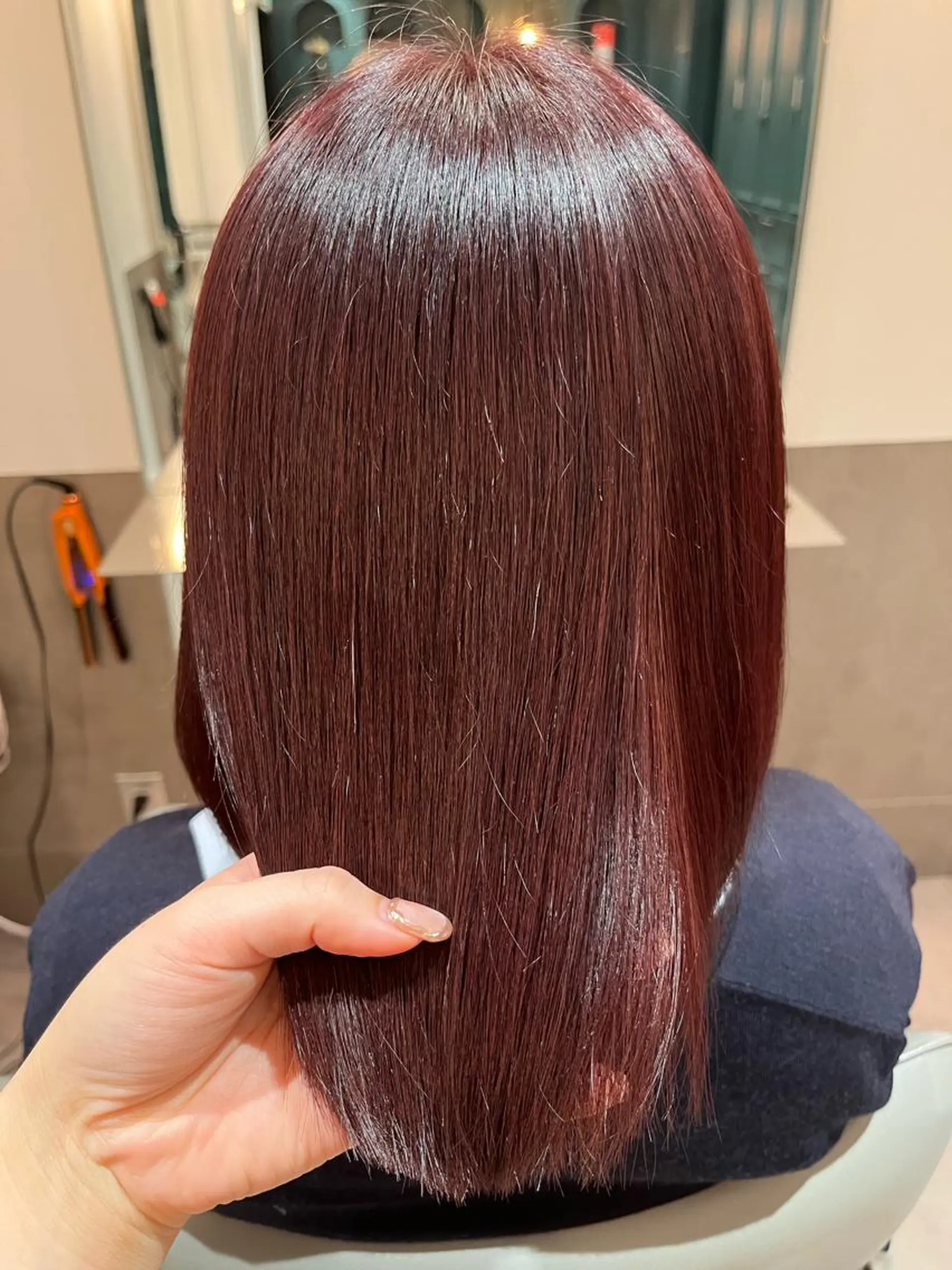 ミディアム カラー ヘアカラー 🍊暖色カラー🍊 sakuraのヘアスタイル