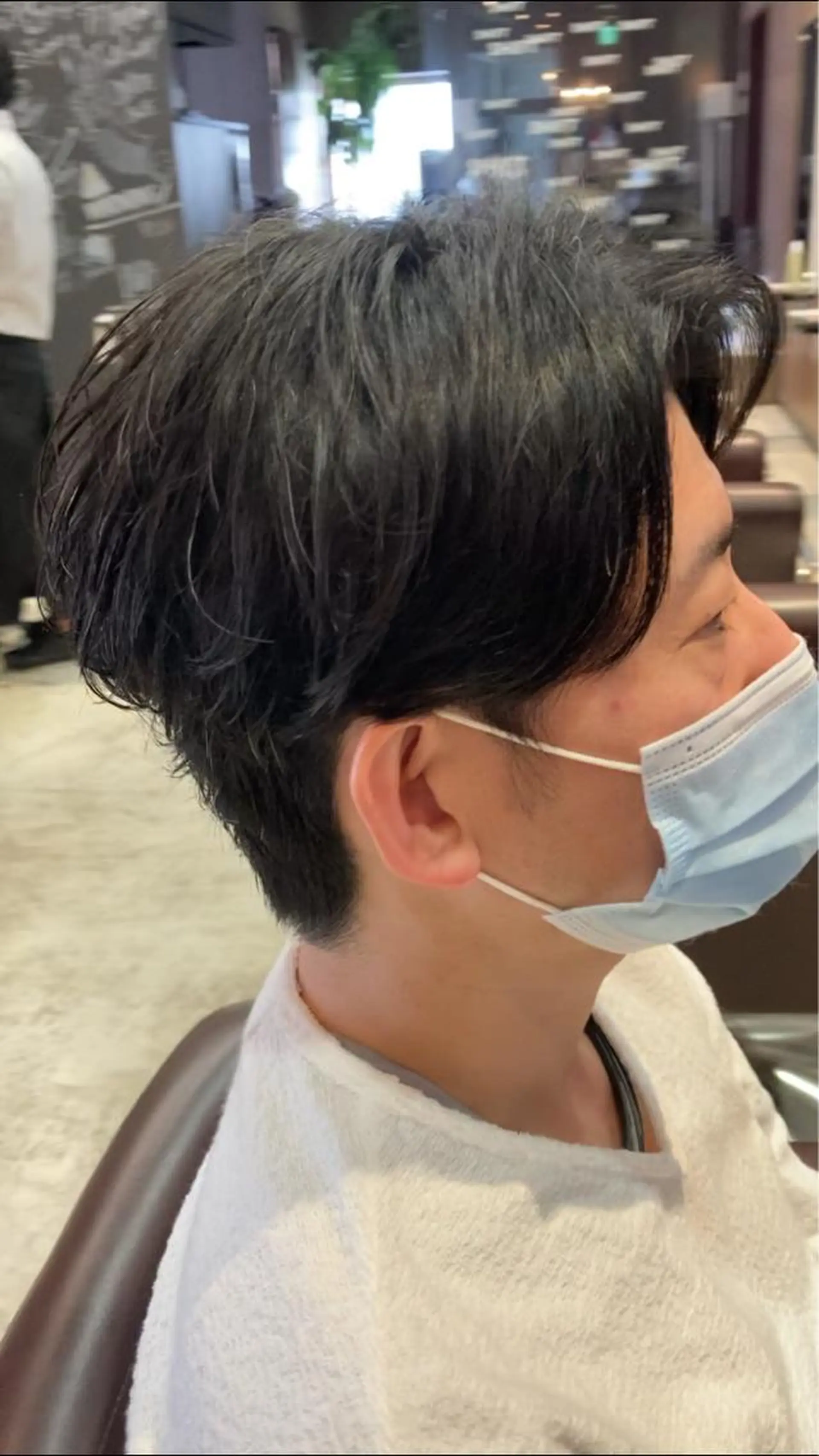 メンズ センターパート カット AUTHENTIC private mens hair salon所属・完全個室マンツーマン メンズサロン草野貴樹のヘアスタイル