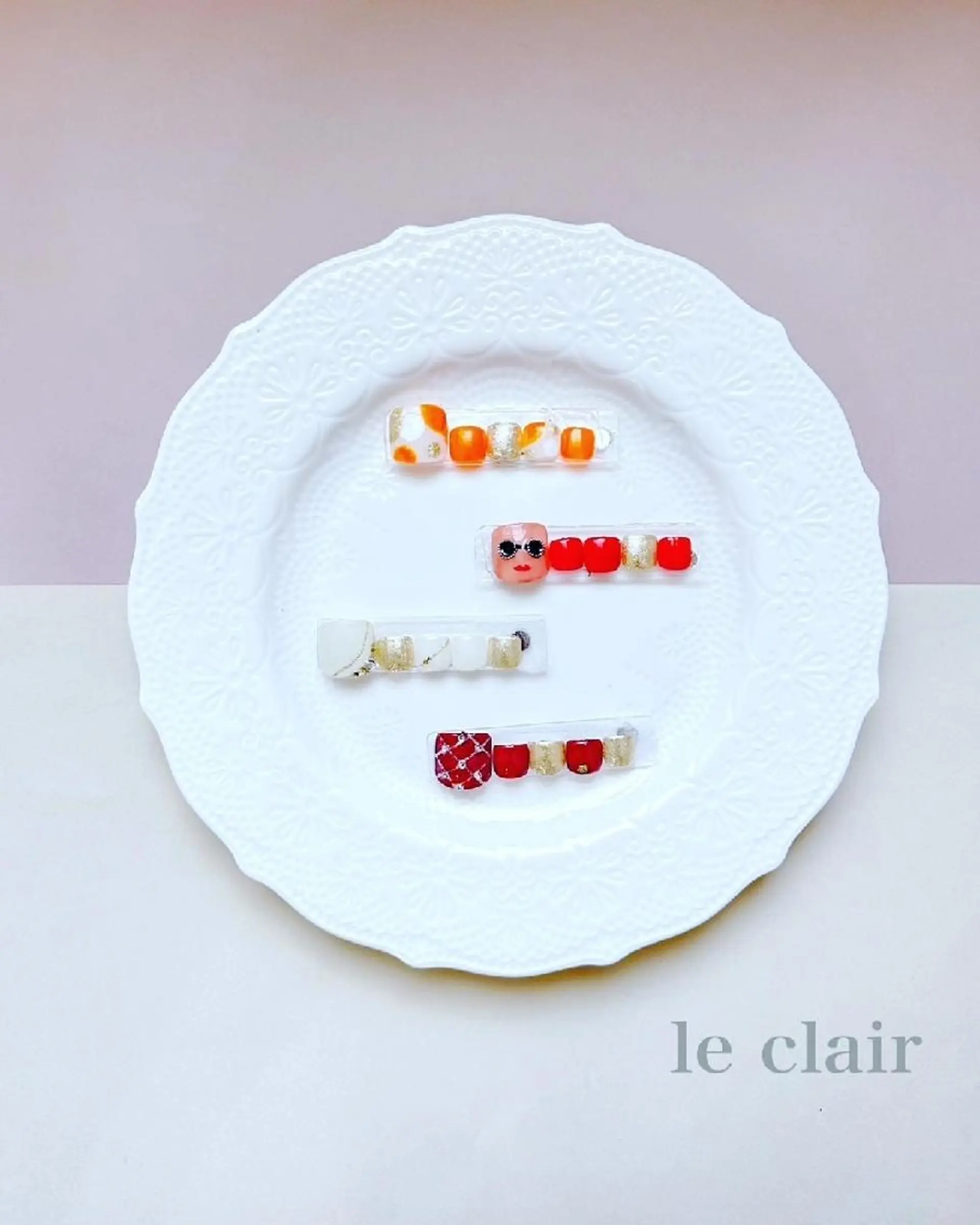 ネイル フットネイル le clairのネイルデザイン