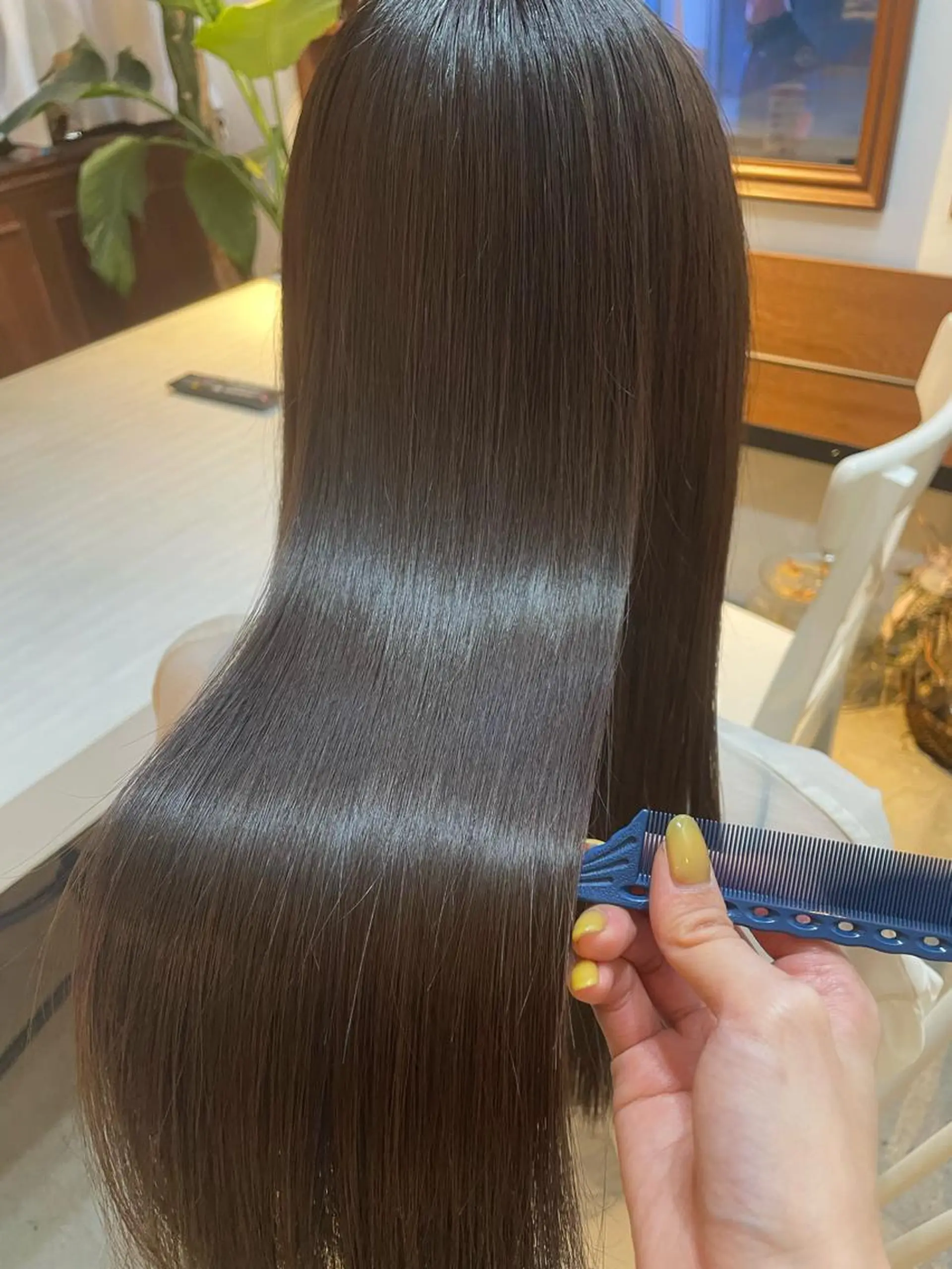 ロング カット ヘアカラー トリートメント 似合わせのプロ🕊 美髪矯正/ioriのヘアスタイル