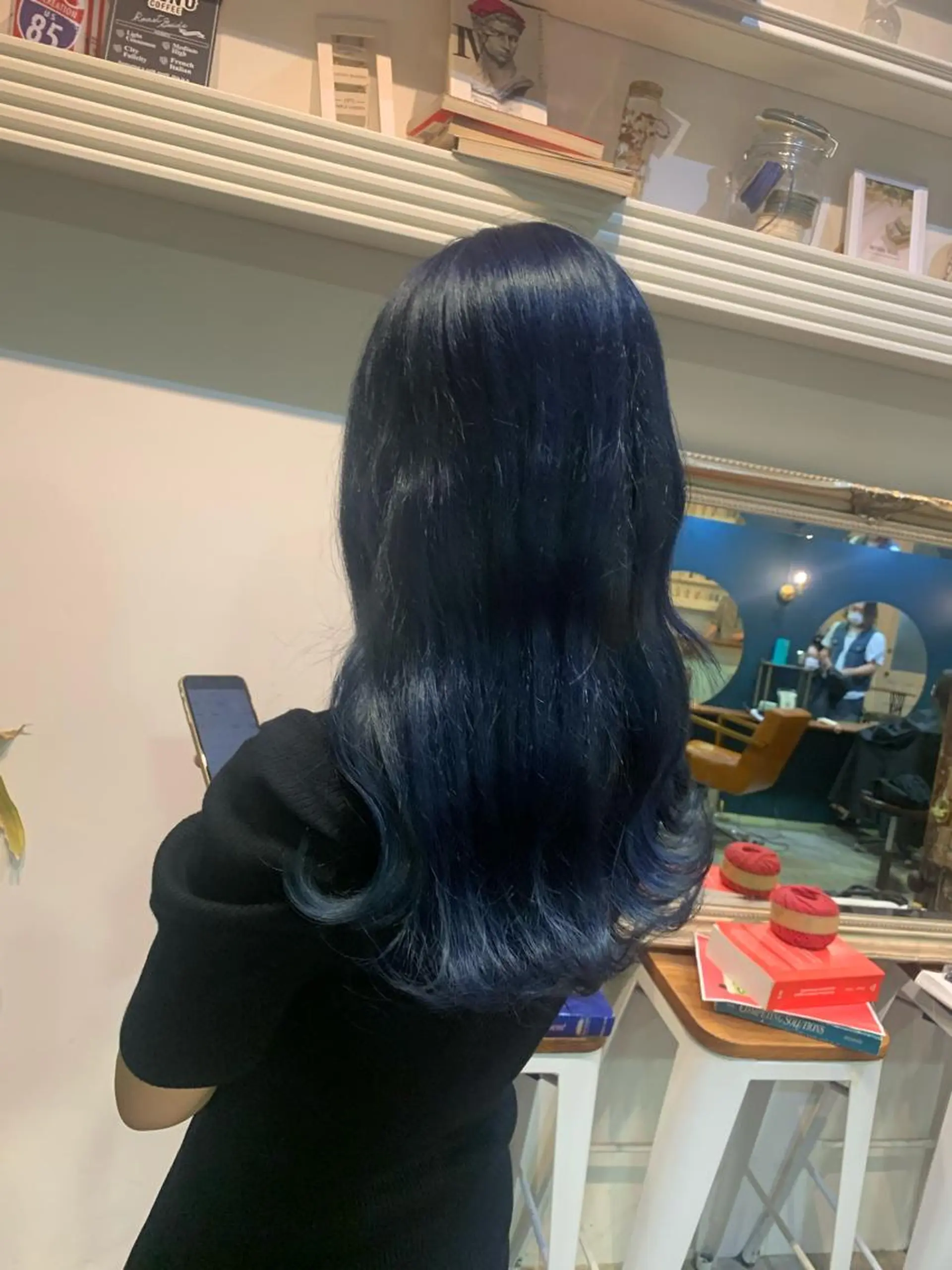 ロング ヘアカラー トリートメント ヘッドスパ ヘアセット 山口 竣也のヘアスタイル