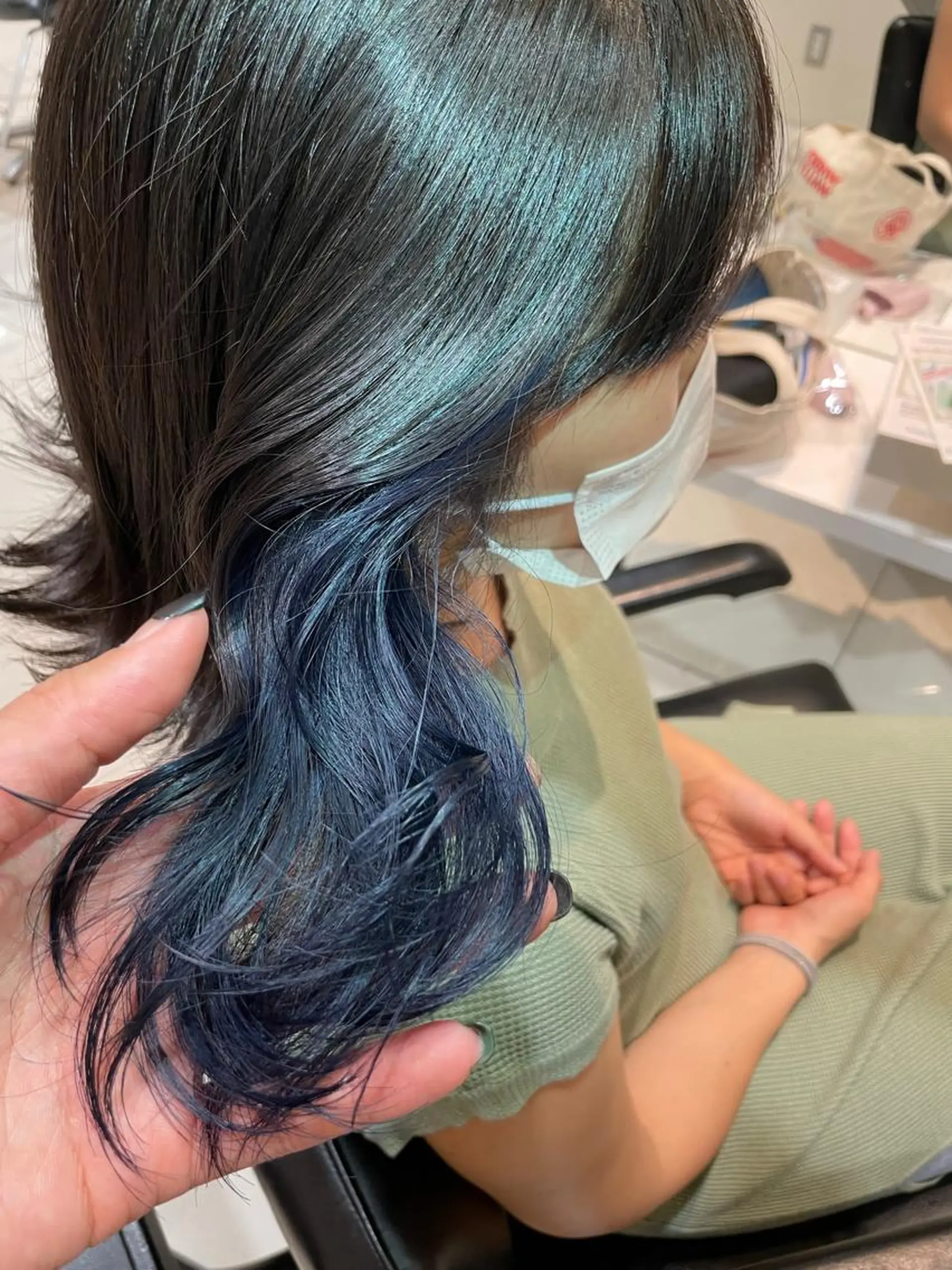 ミディアム カラー ヘアカラー 神戸 大輝のヘアスタイル