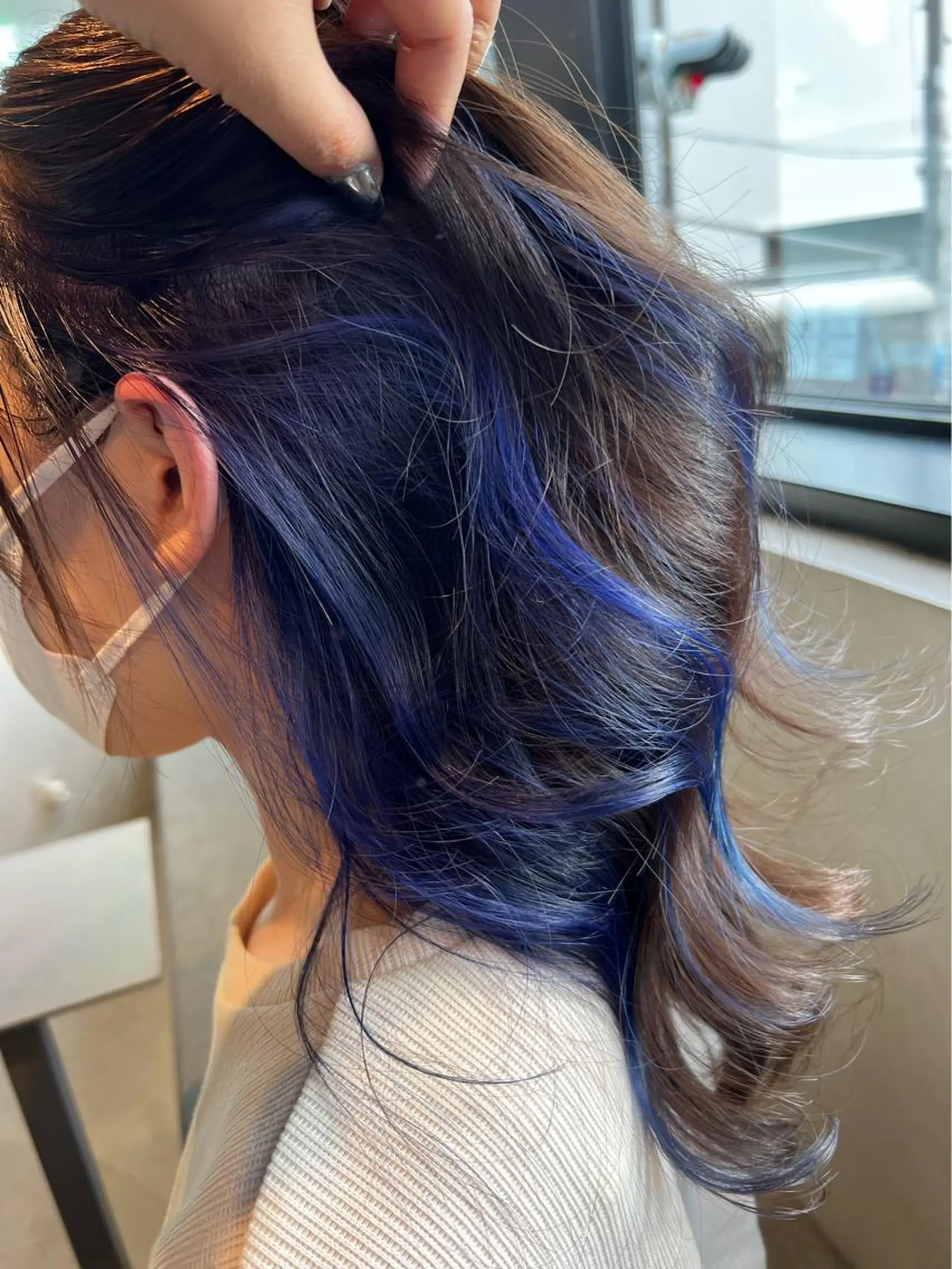 ロング パープルカラー ヘアカラー トリートメント 🌐👽フクイ キララ🌎💎のヘアスタイル