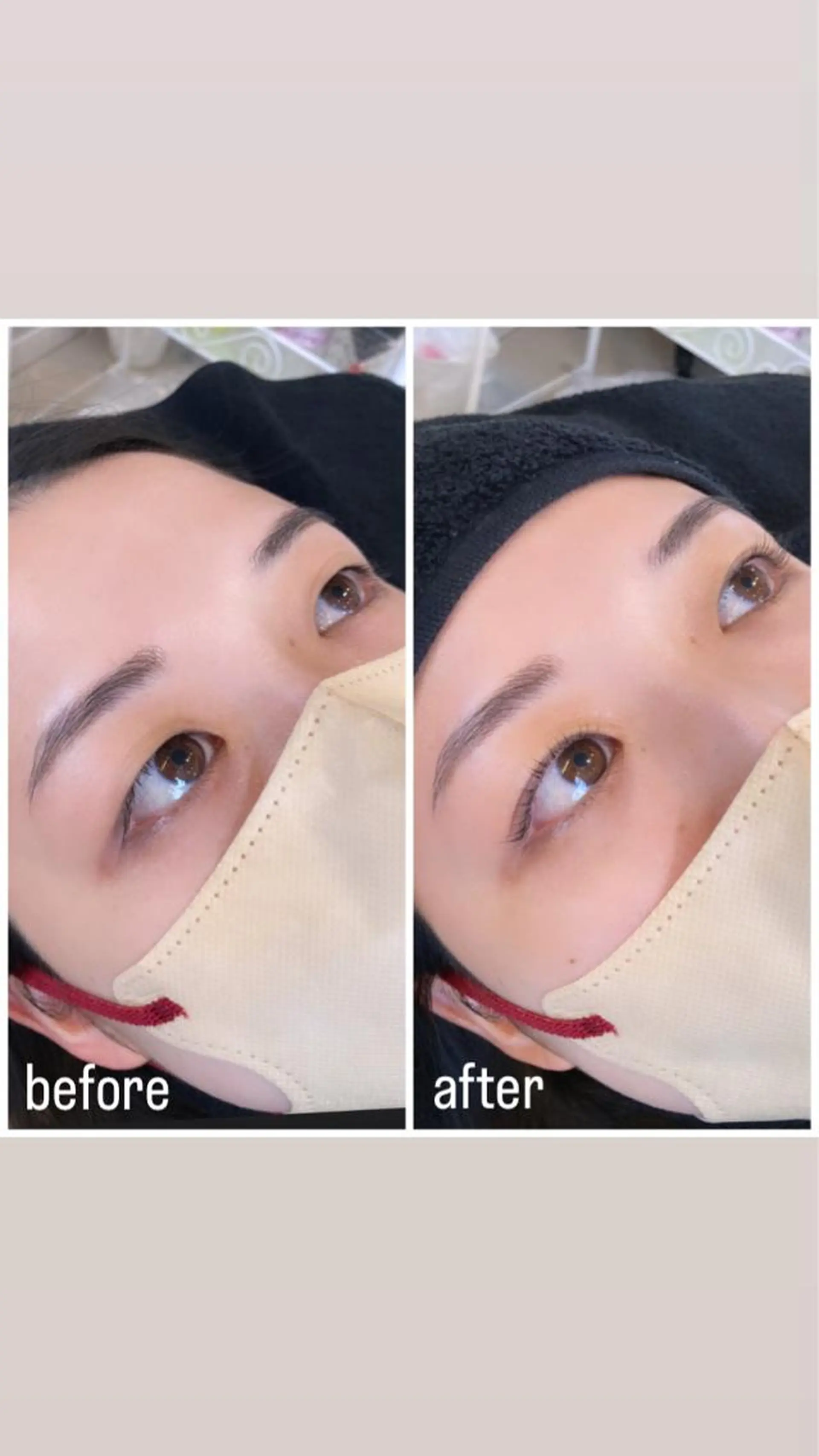 マツエク・マツパ パリジェンヌラッシュリフト 【Amber】 Kurumiのマツエク・マツパデザイン