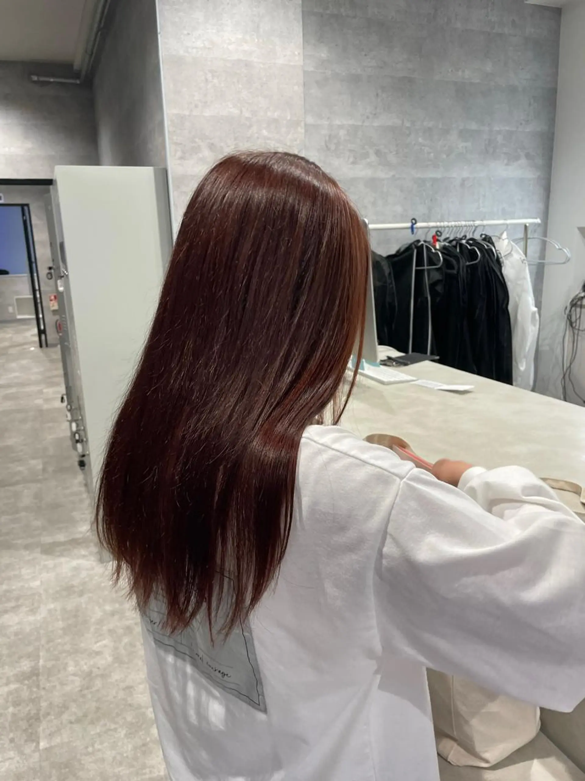 ロング カラー ヘアカラー トリートメント saho .のヘアスタイル