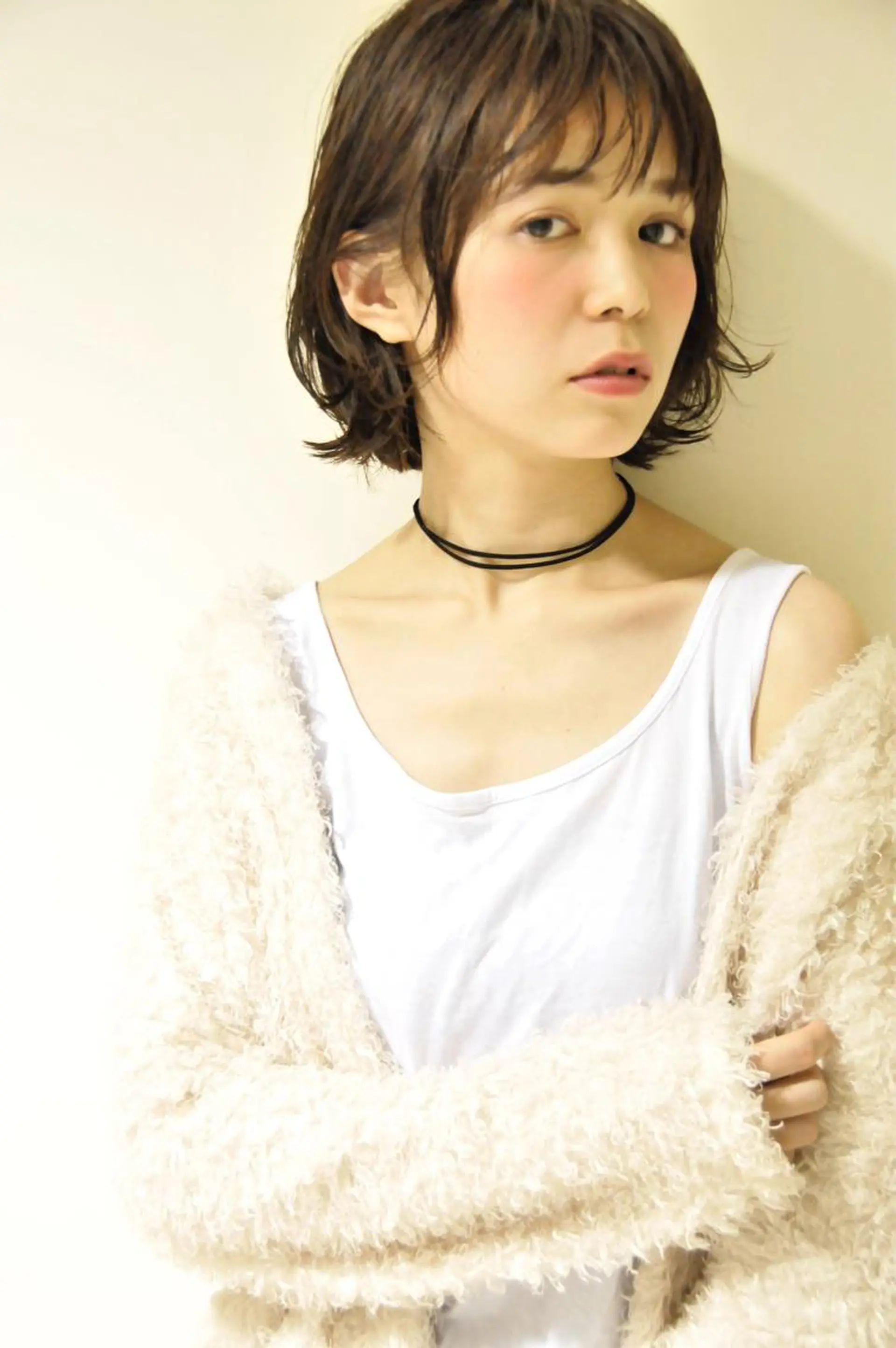ショート カラー 似合わせカット カット ヘアカラー トリートメント Neolive caffのヘアスタイル